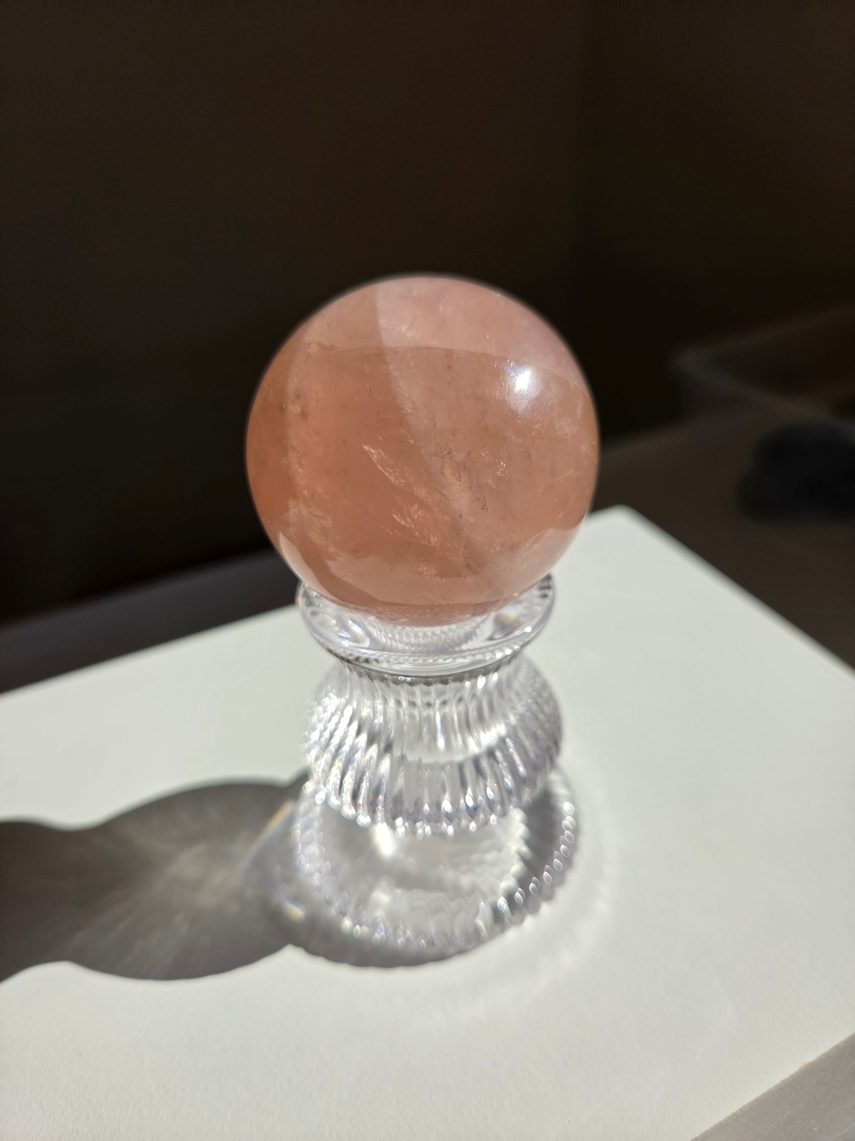 Rose Quartz Sphere 002