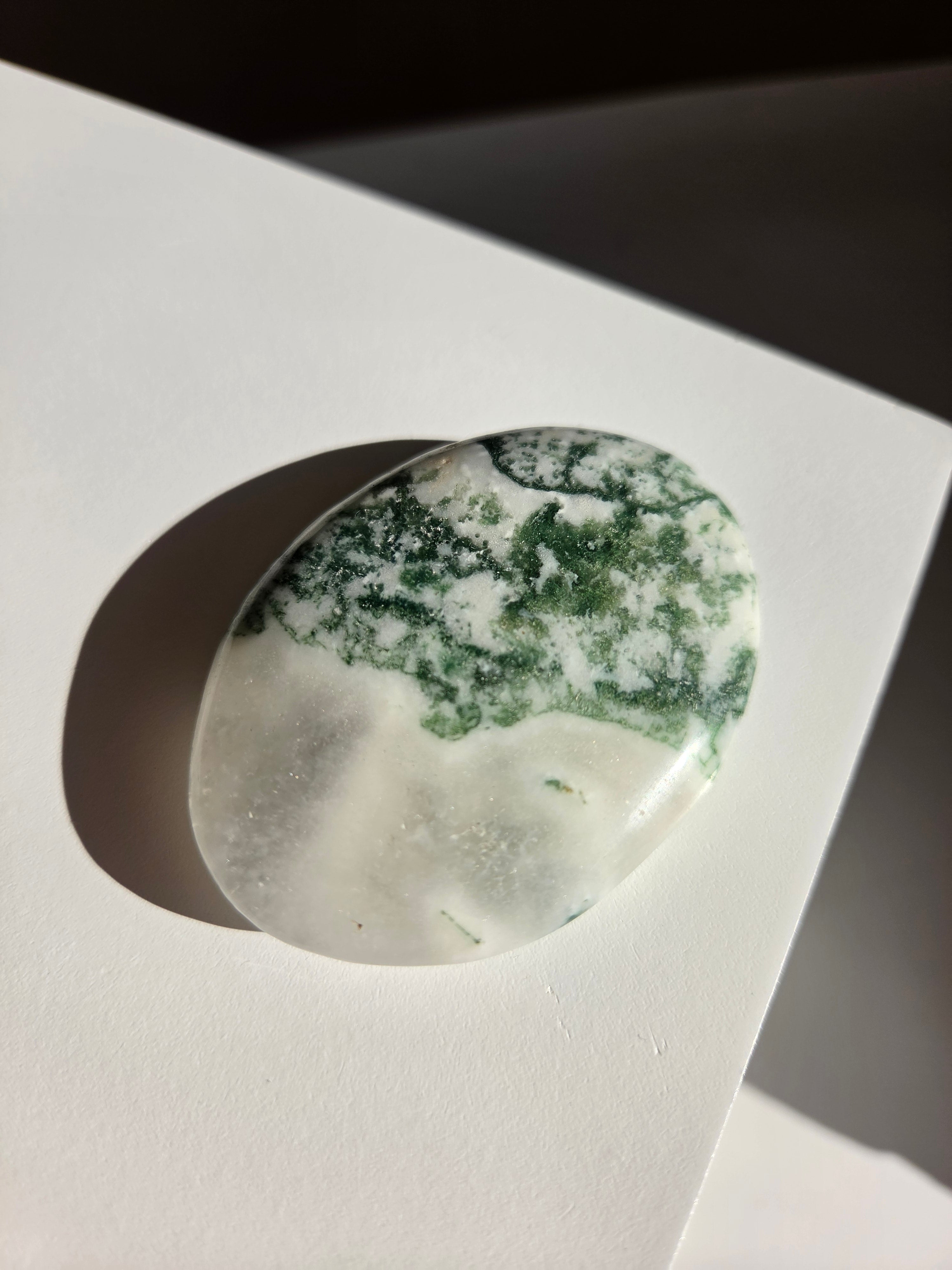 Tree Agate Palmstone 006