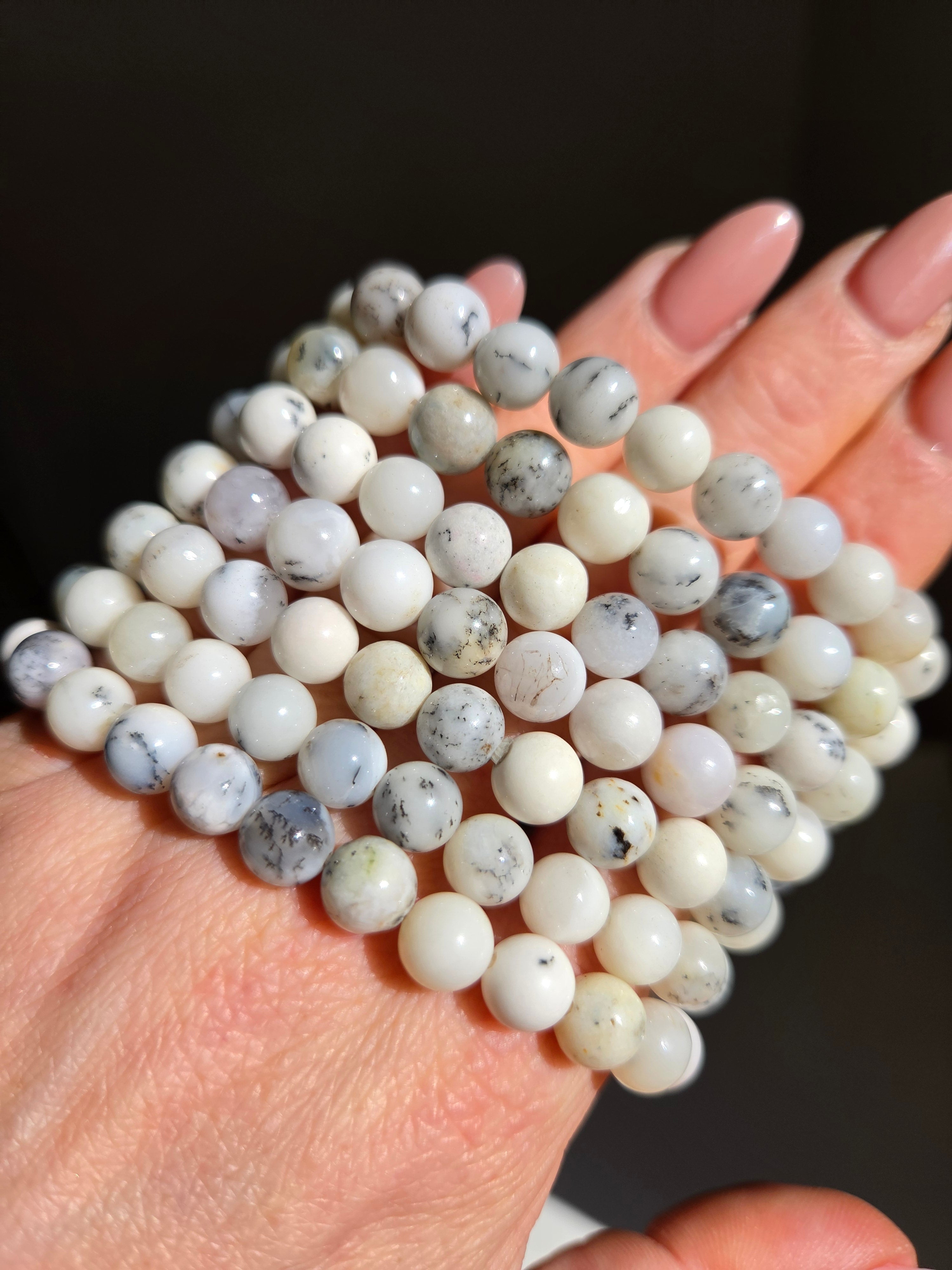 Dendritic Opal Bracelet | 8mm