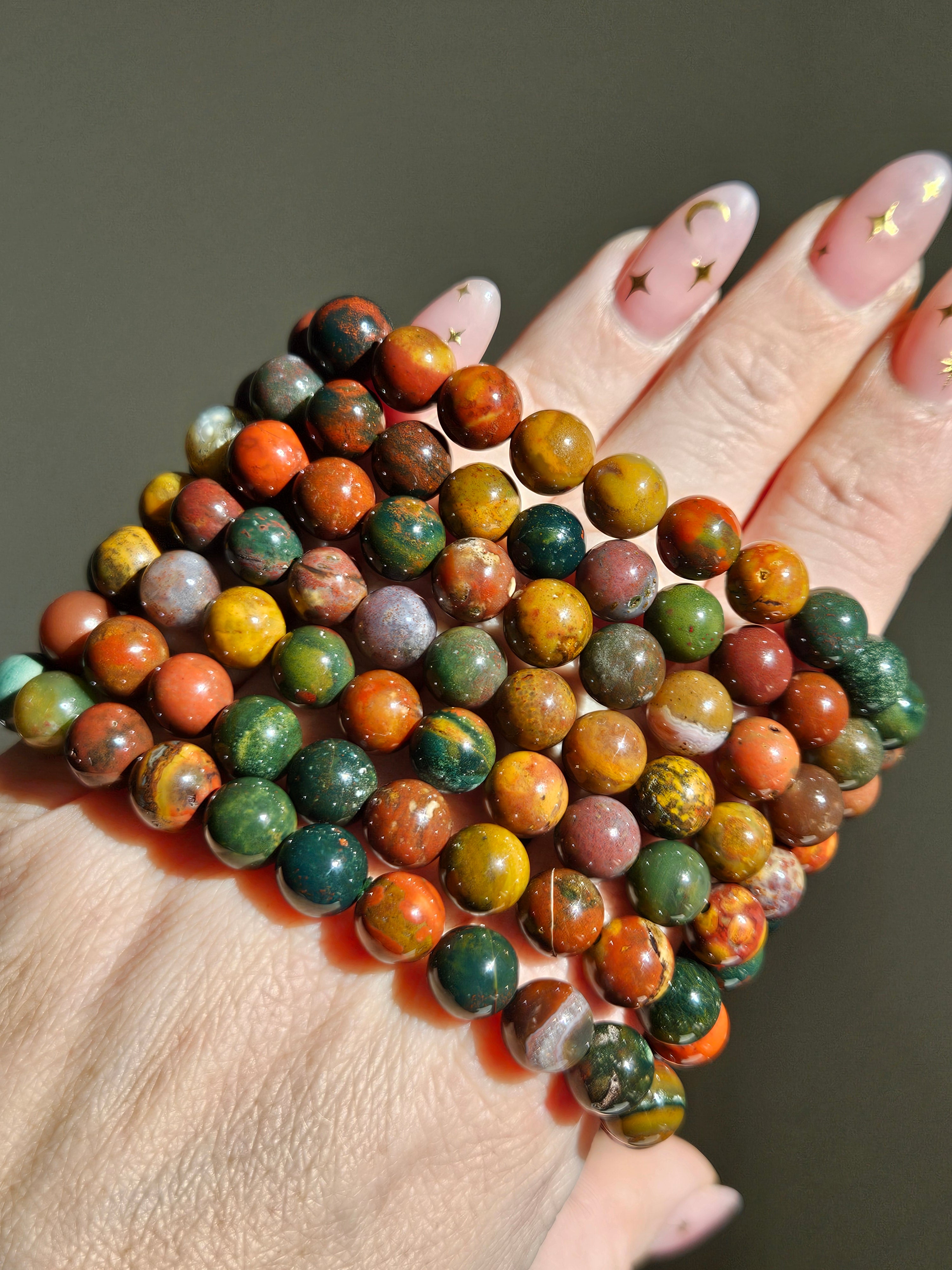 Sea Jasper bracelet | 9mm