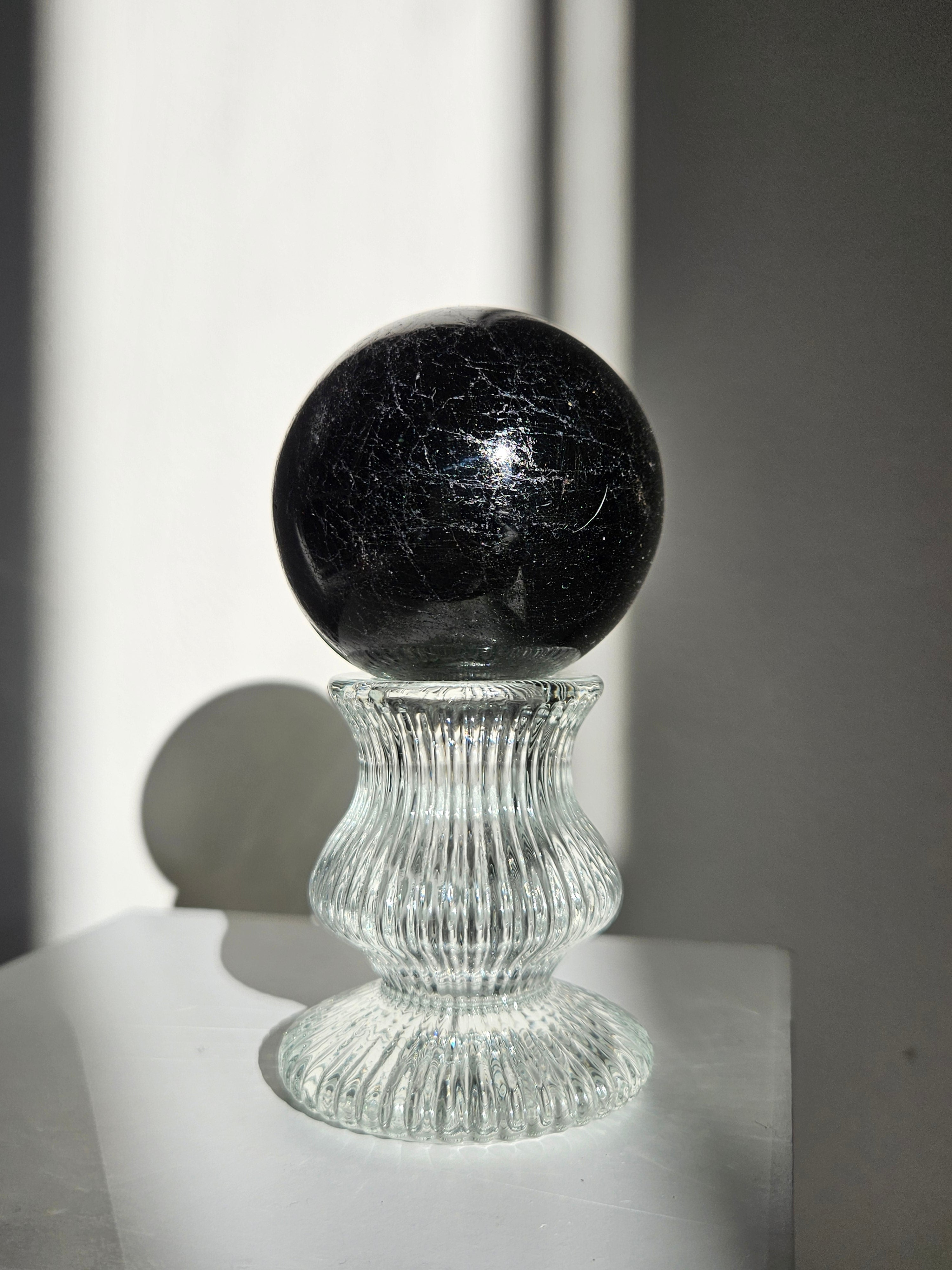 Black Tourmaline Sphere 001
