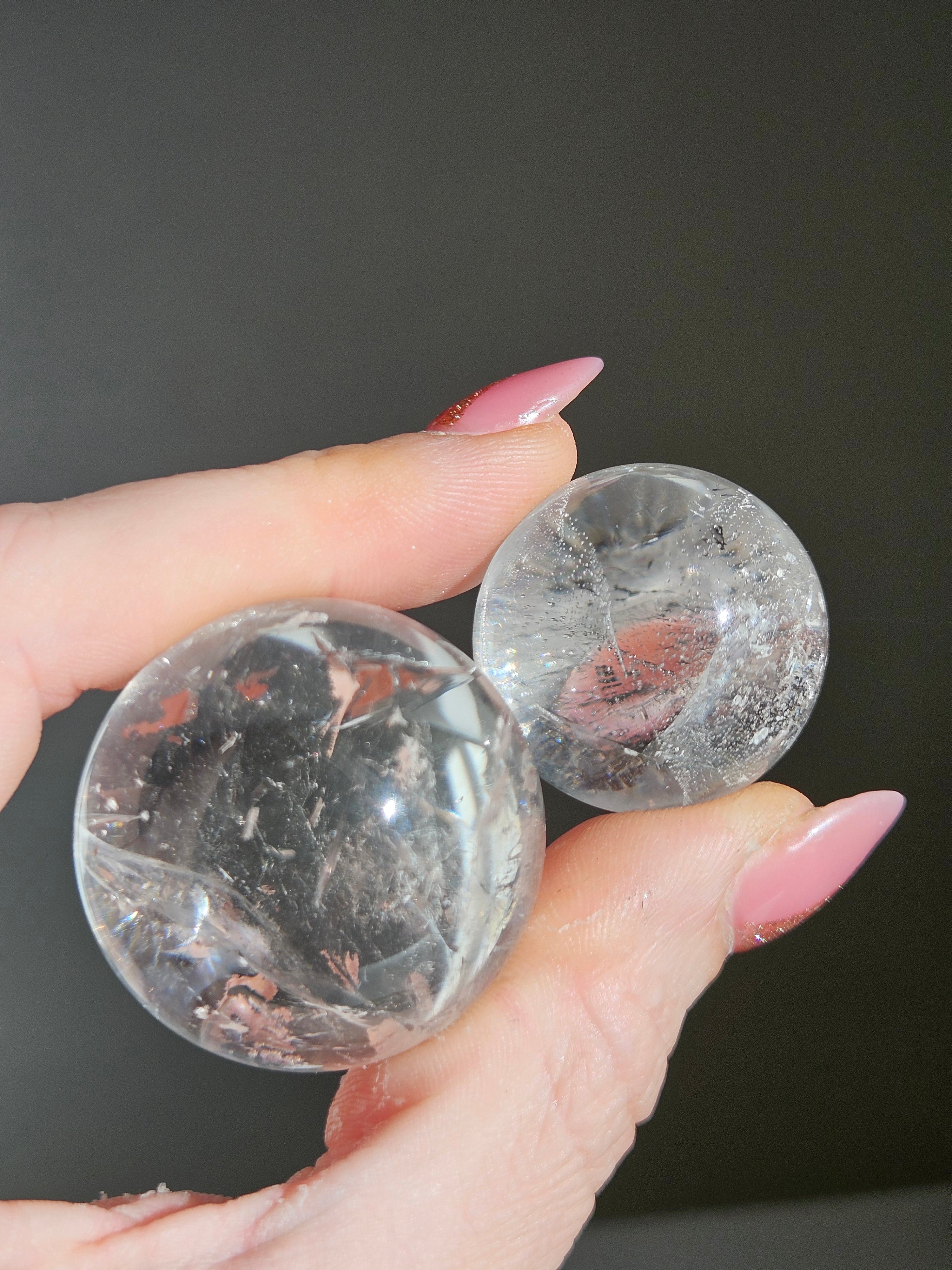 Lemurian Quartz Sphere | 1 & 1.5 inch