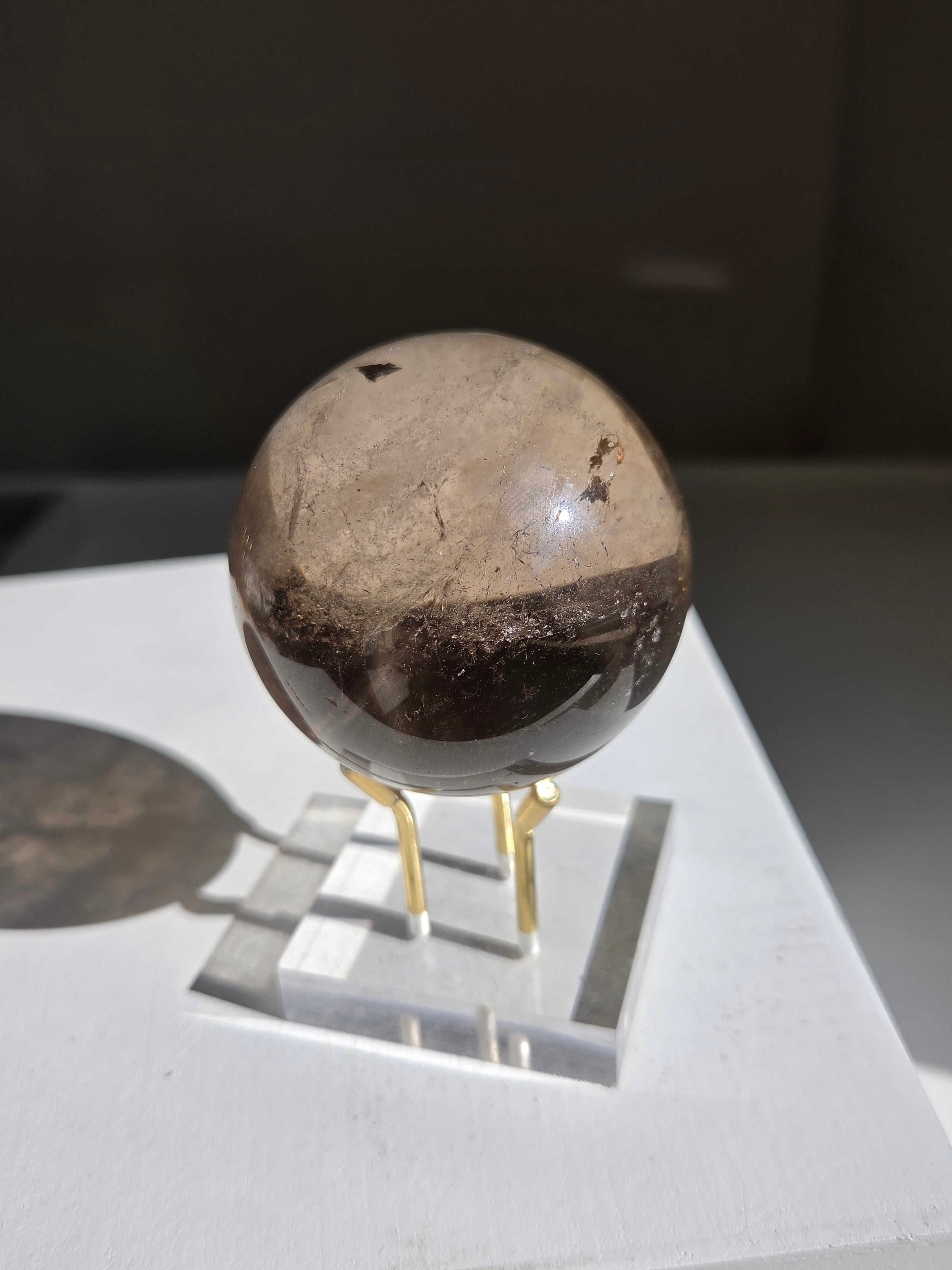 Smoky Quartz Sphere 006
