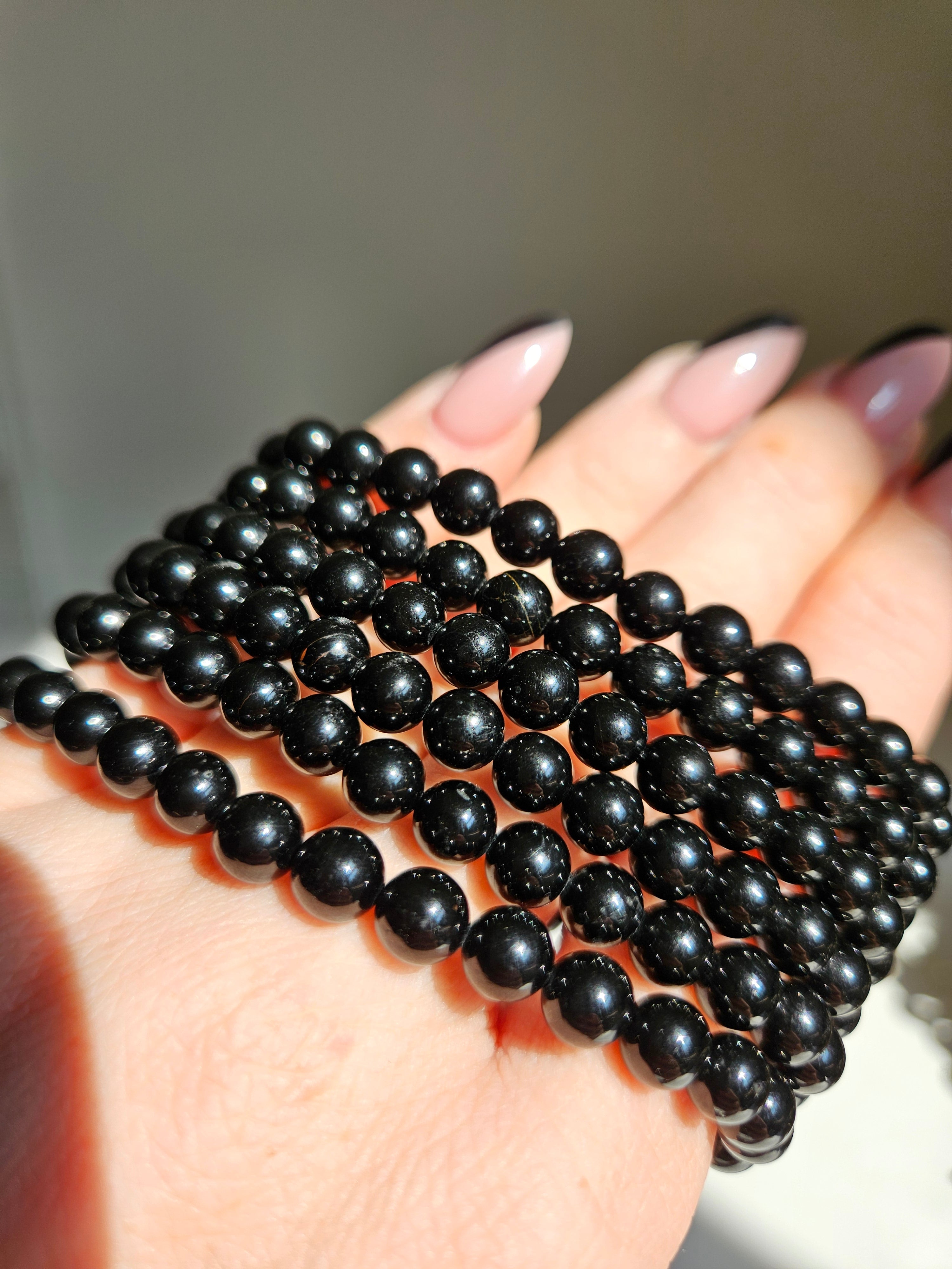 Black Tourmaline bracelet | 6mm