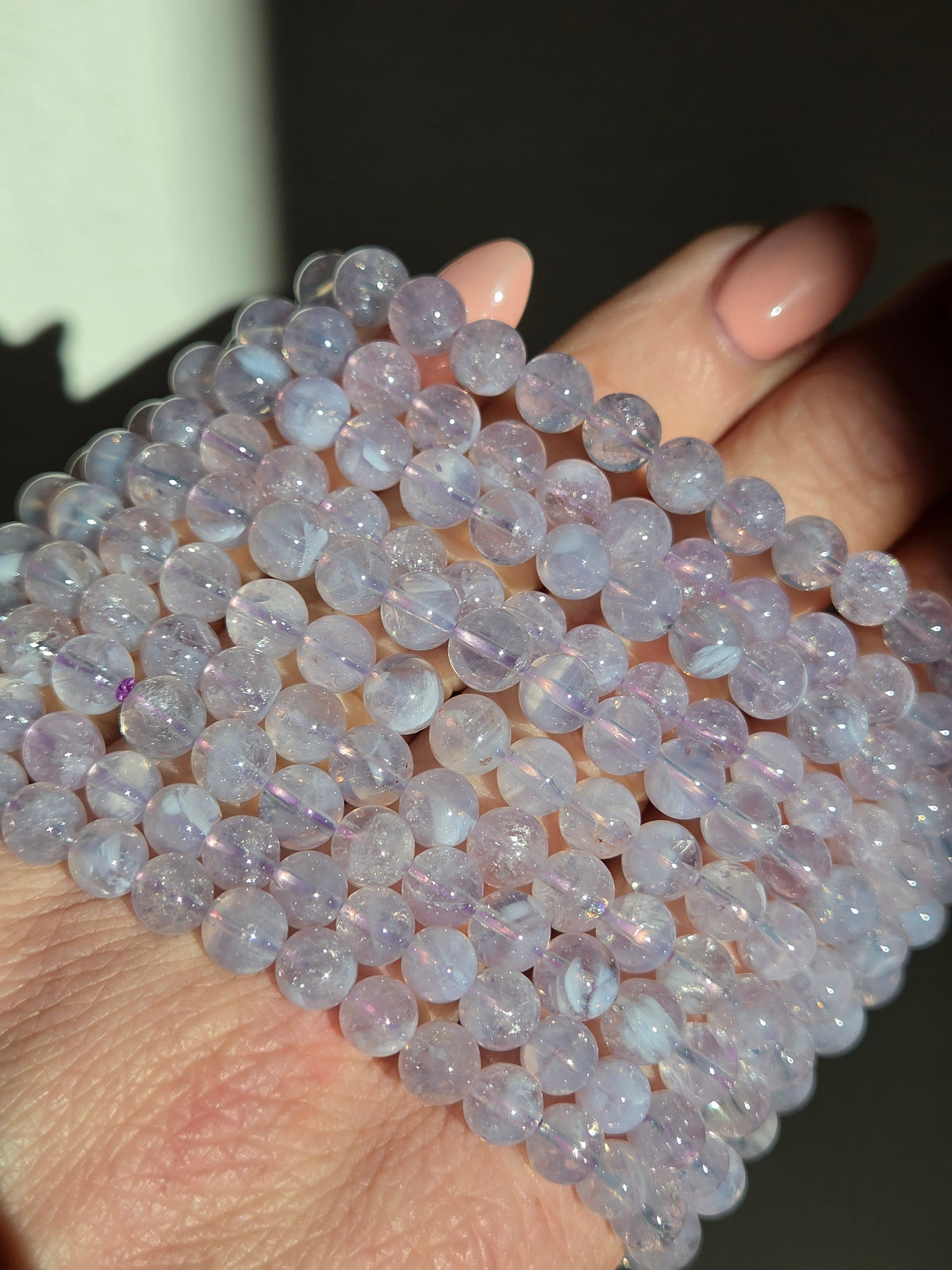 Lavender Quartz bracelet | 6mm