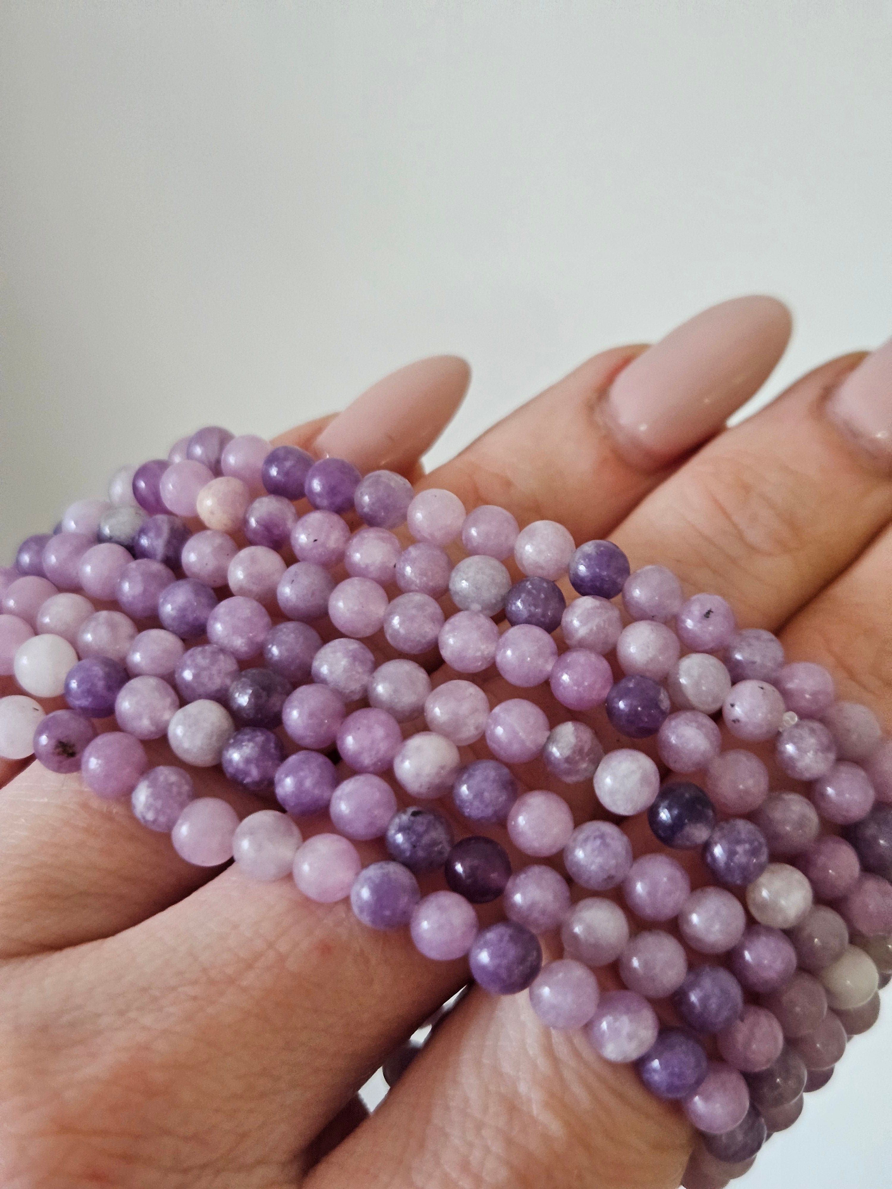 Lepidolite Bracelet | 4mm