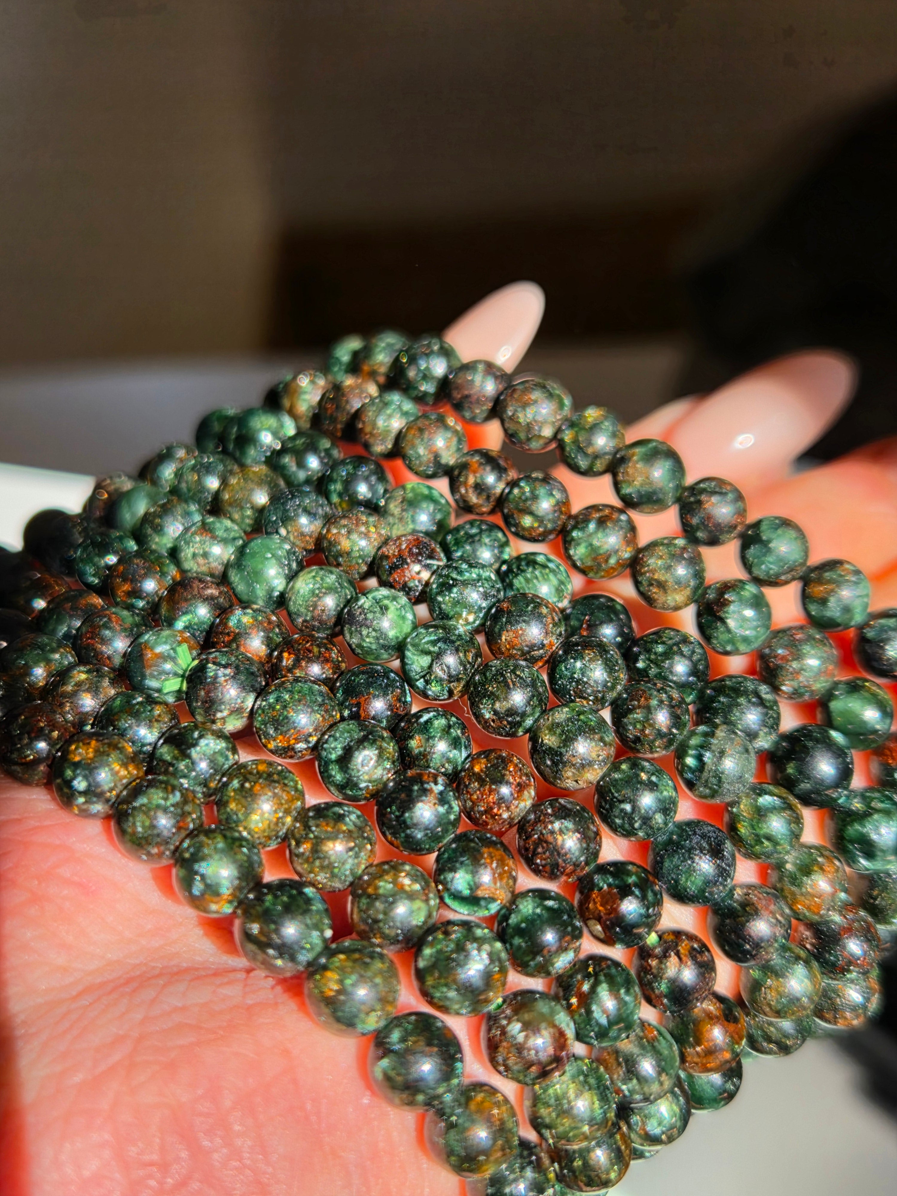 Seraphinite Bracelet | 6mm