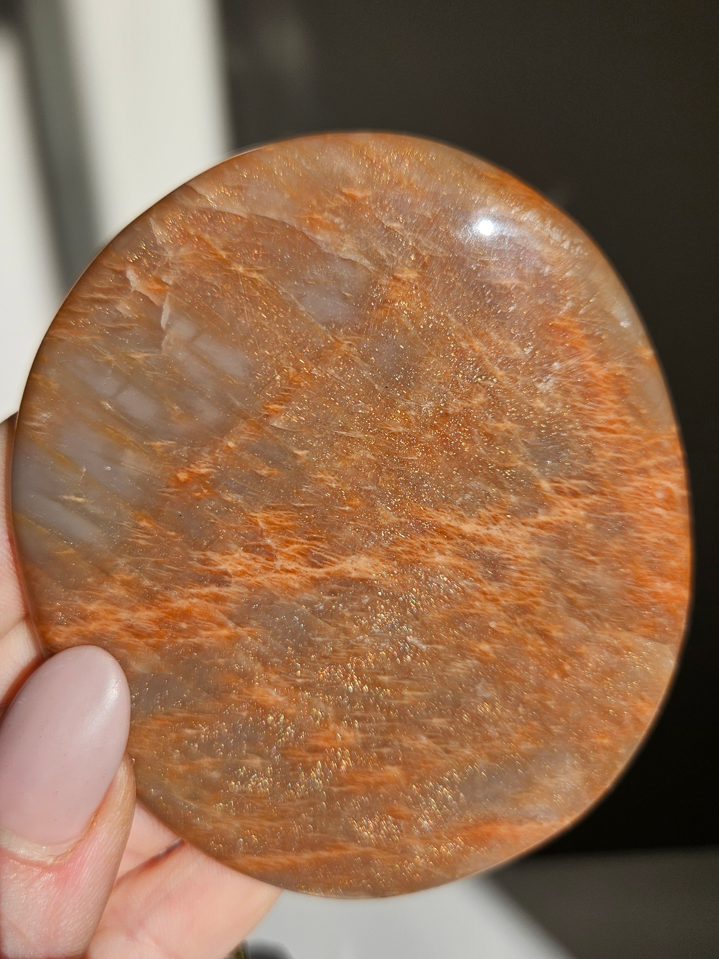 Peach Moonstone Slab 002