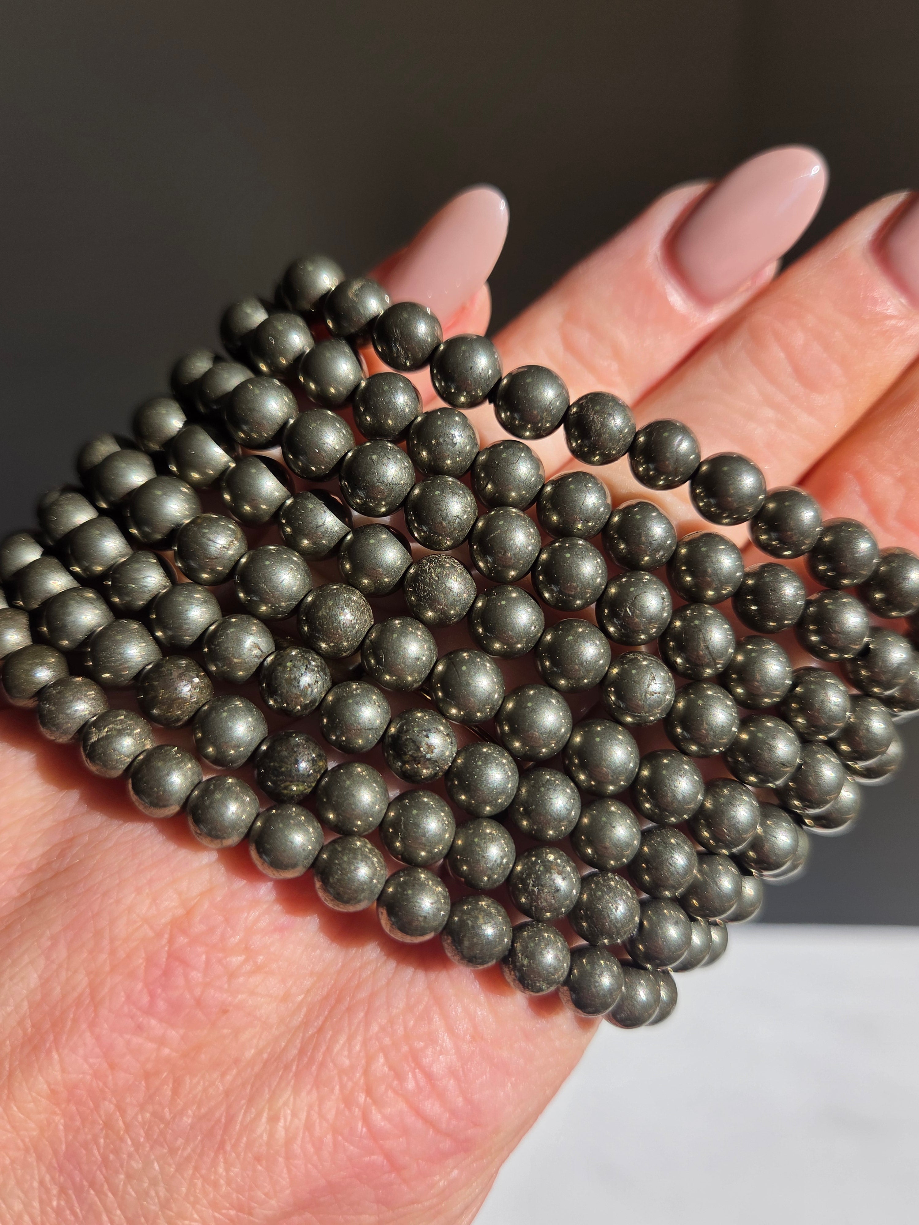 Pyrite Bracelet | 6mm