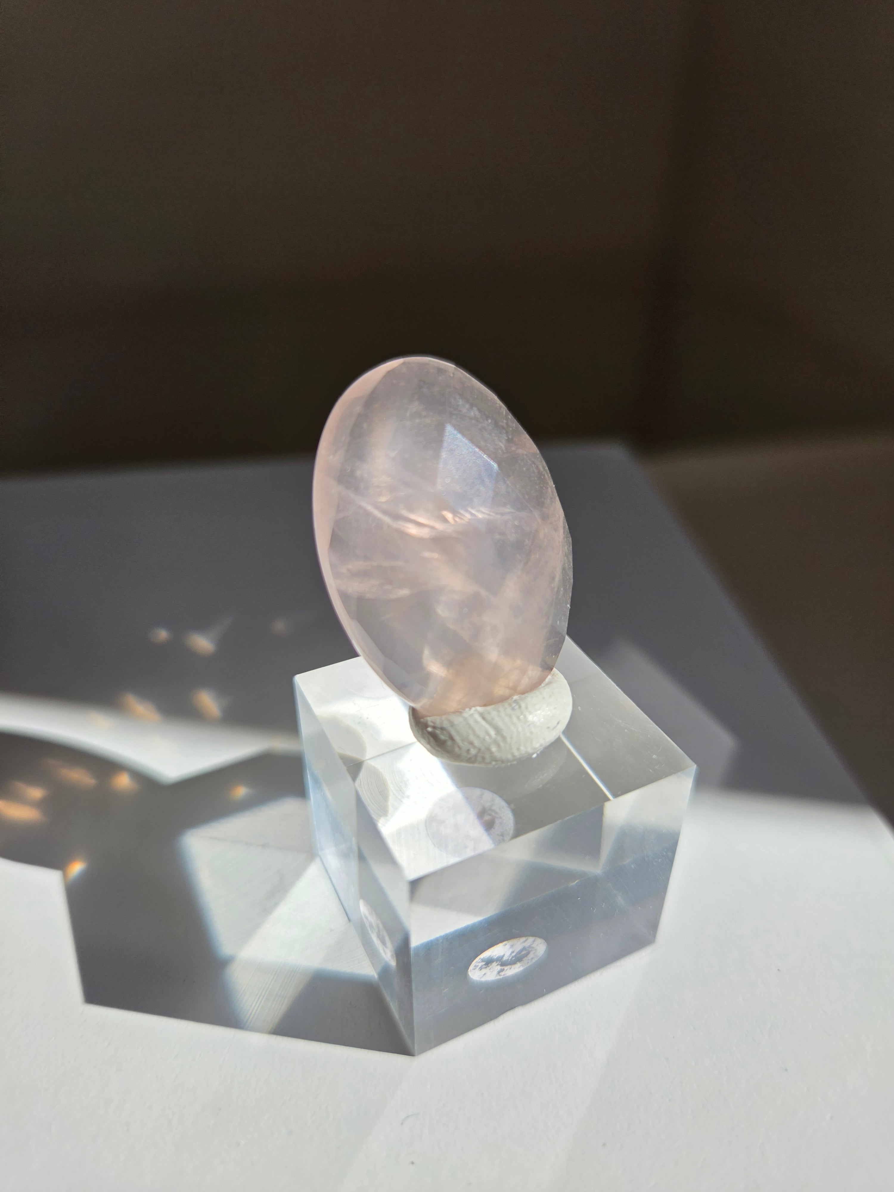 Faceted Rose Quartz 004