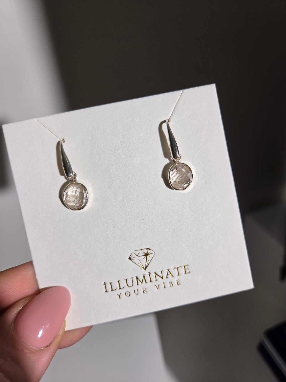 Herkimer Diamond Earrings 001