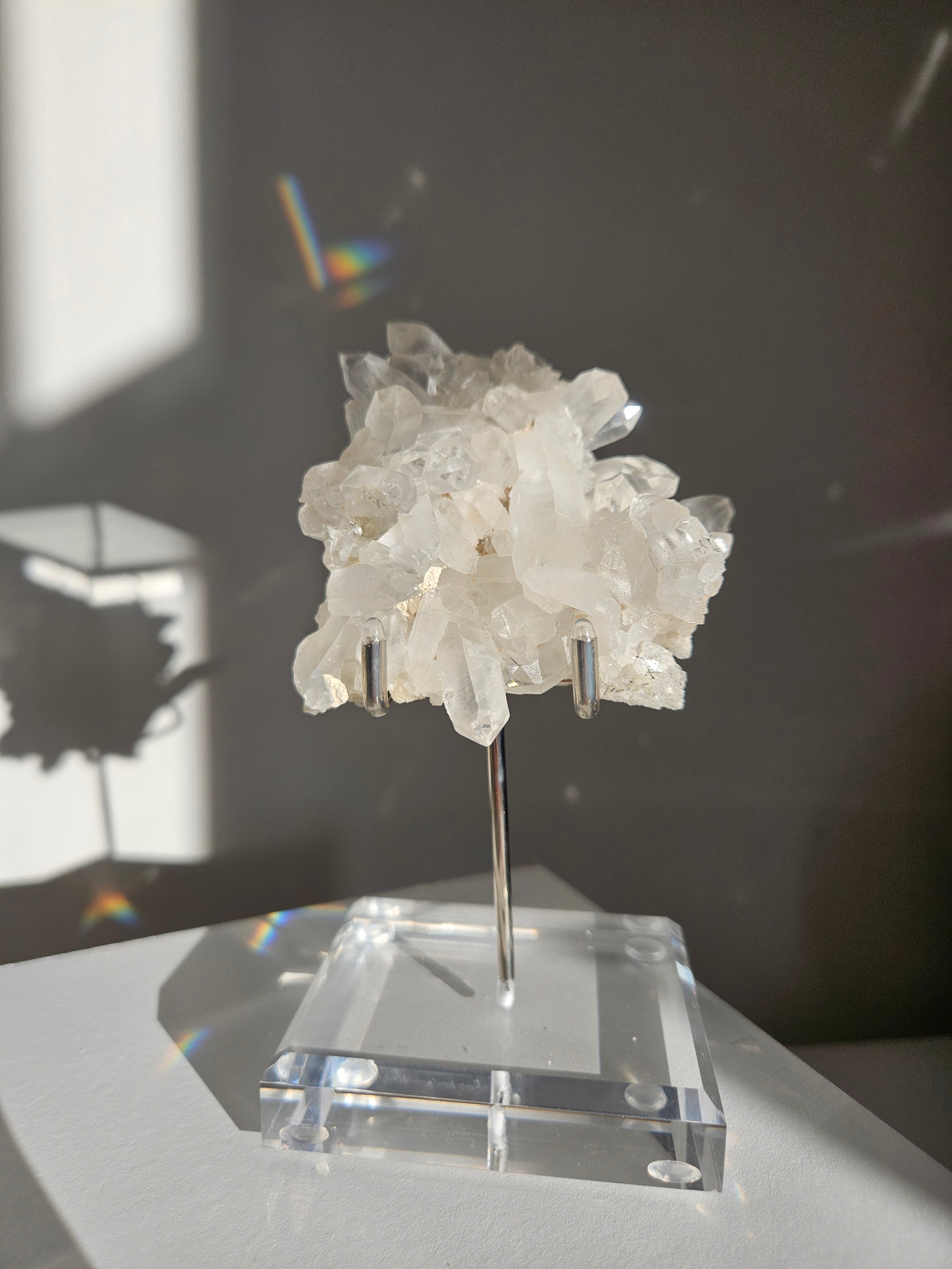 Tourmaline in Quartz Cluster 006