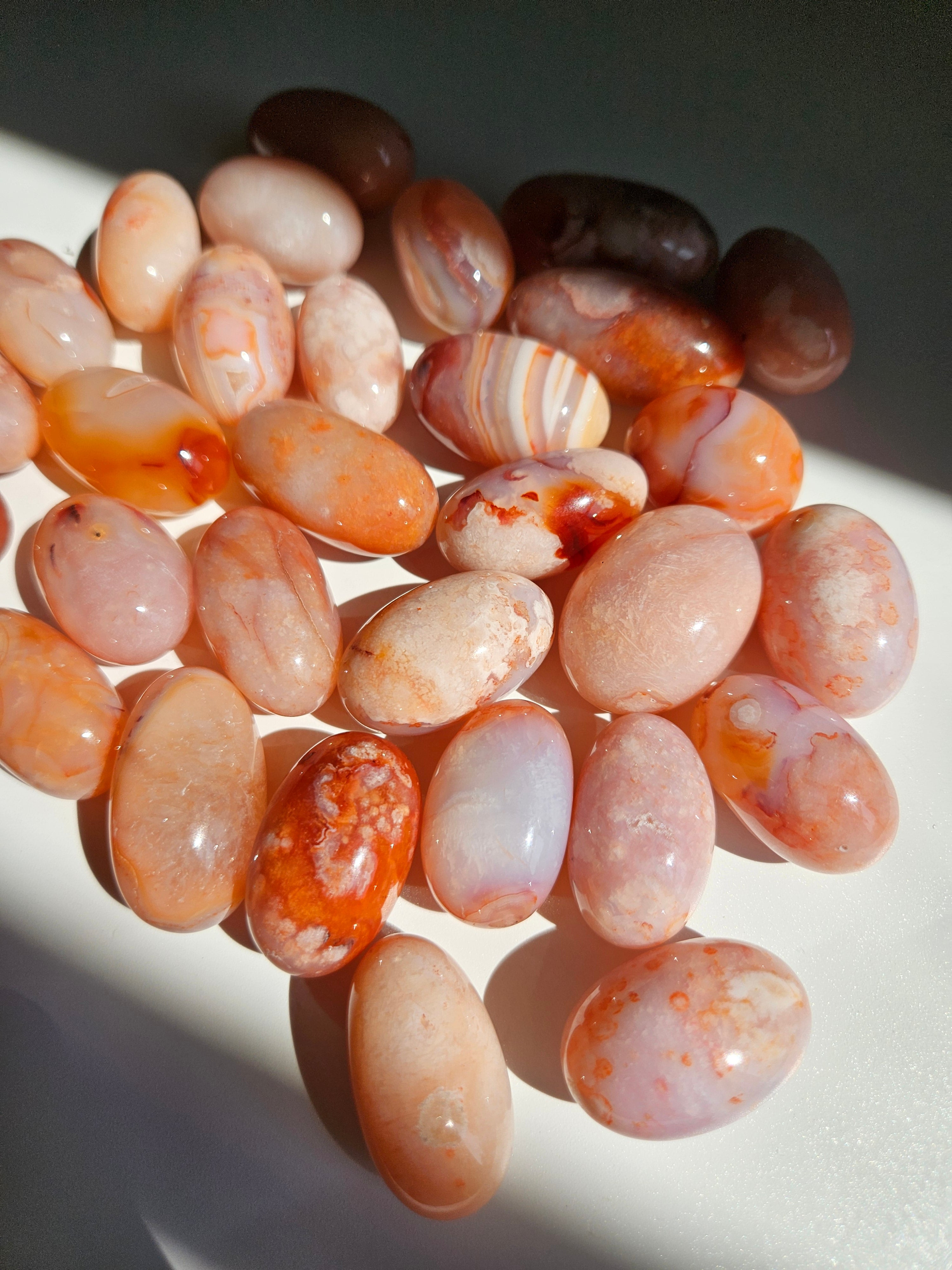 Flower Agate X Carnelian Shiva
