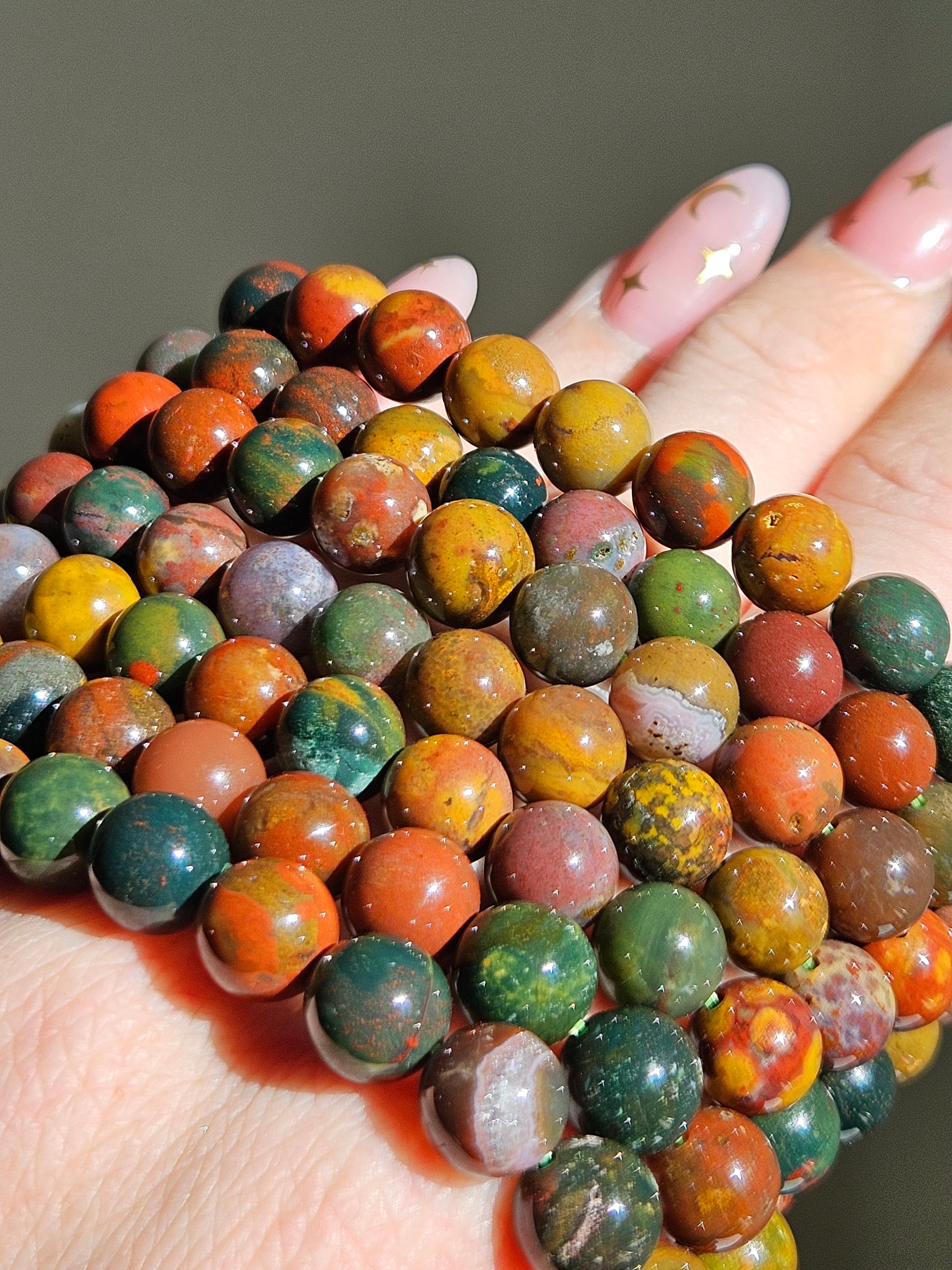 Sea Jasper bracelet | 9mm
