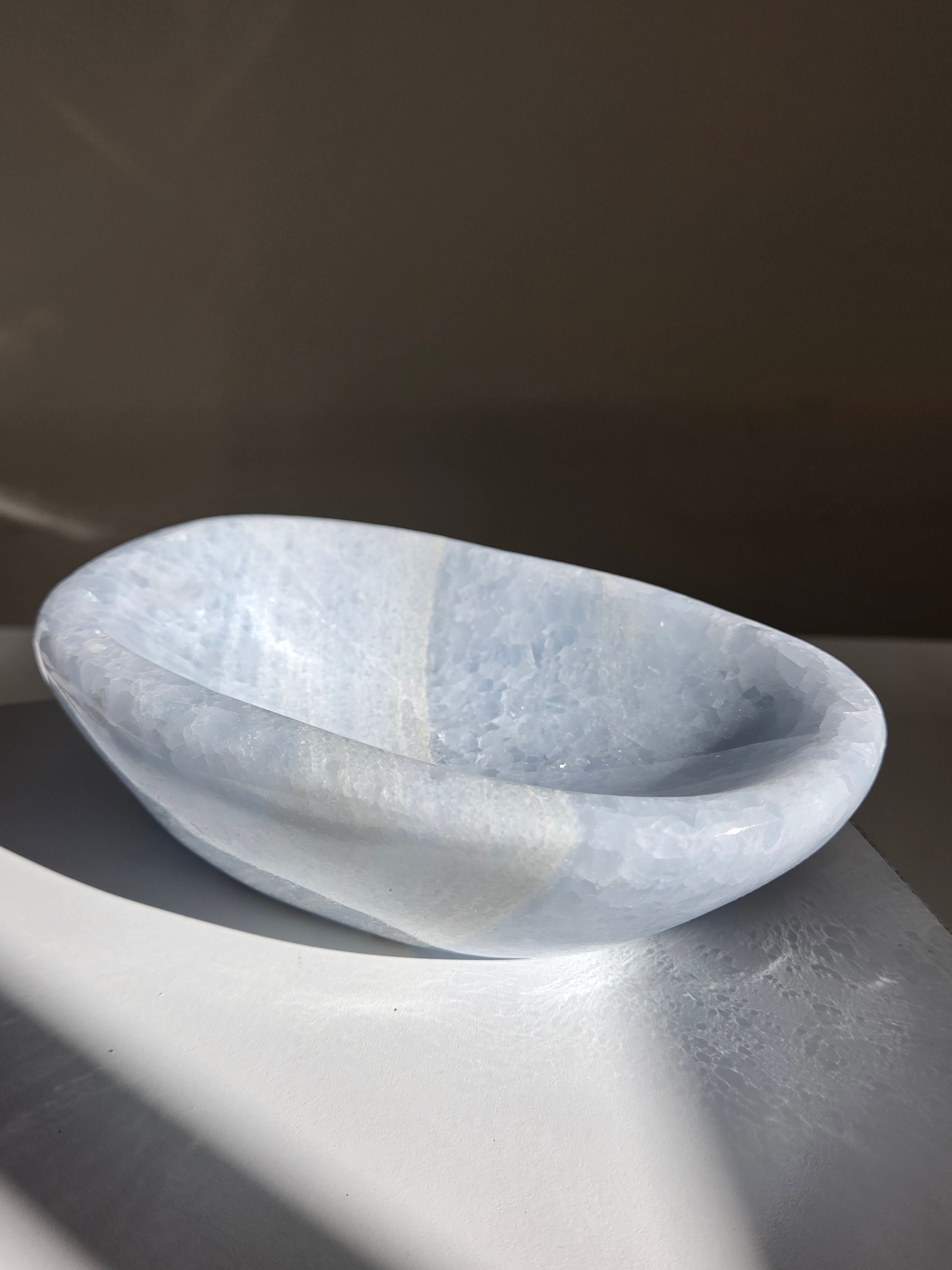 Blue Calcite Bowl 009