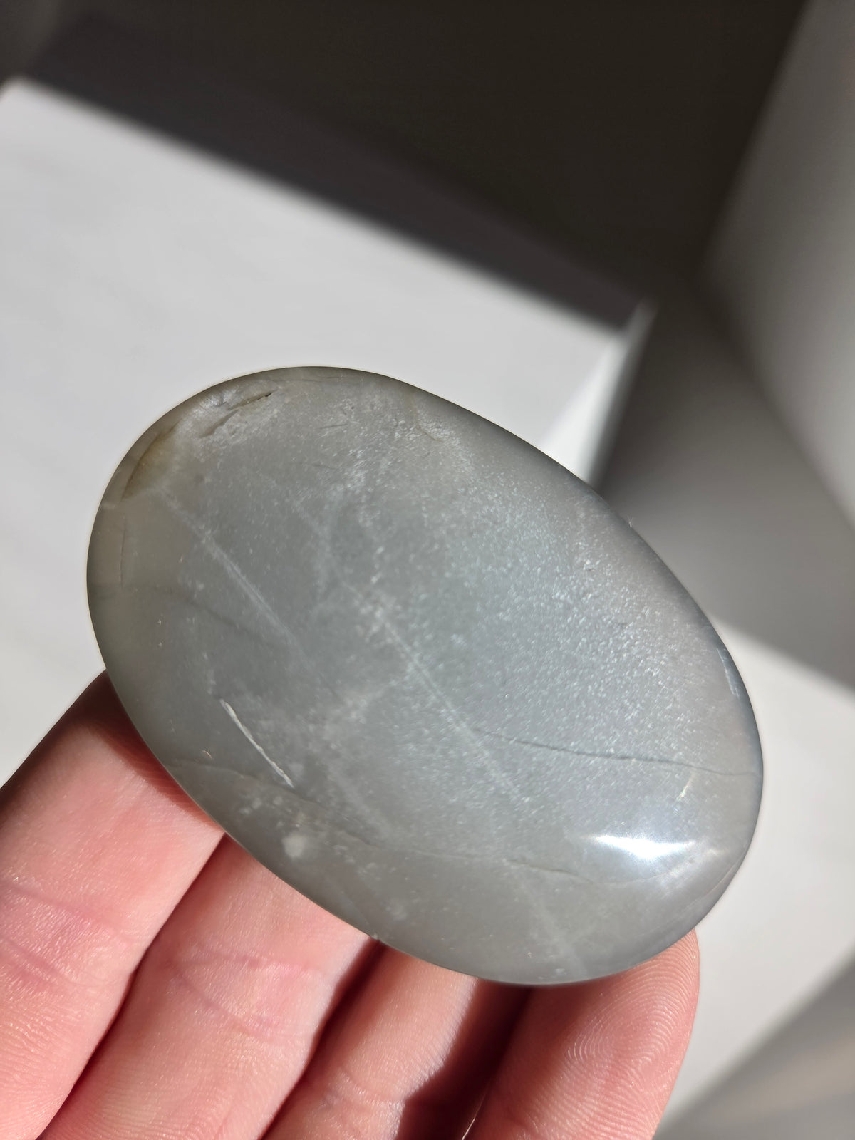 Green Moonstone Palmstone 006