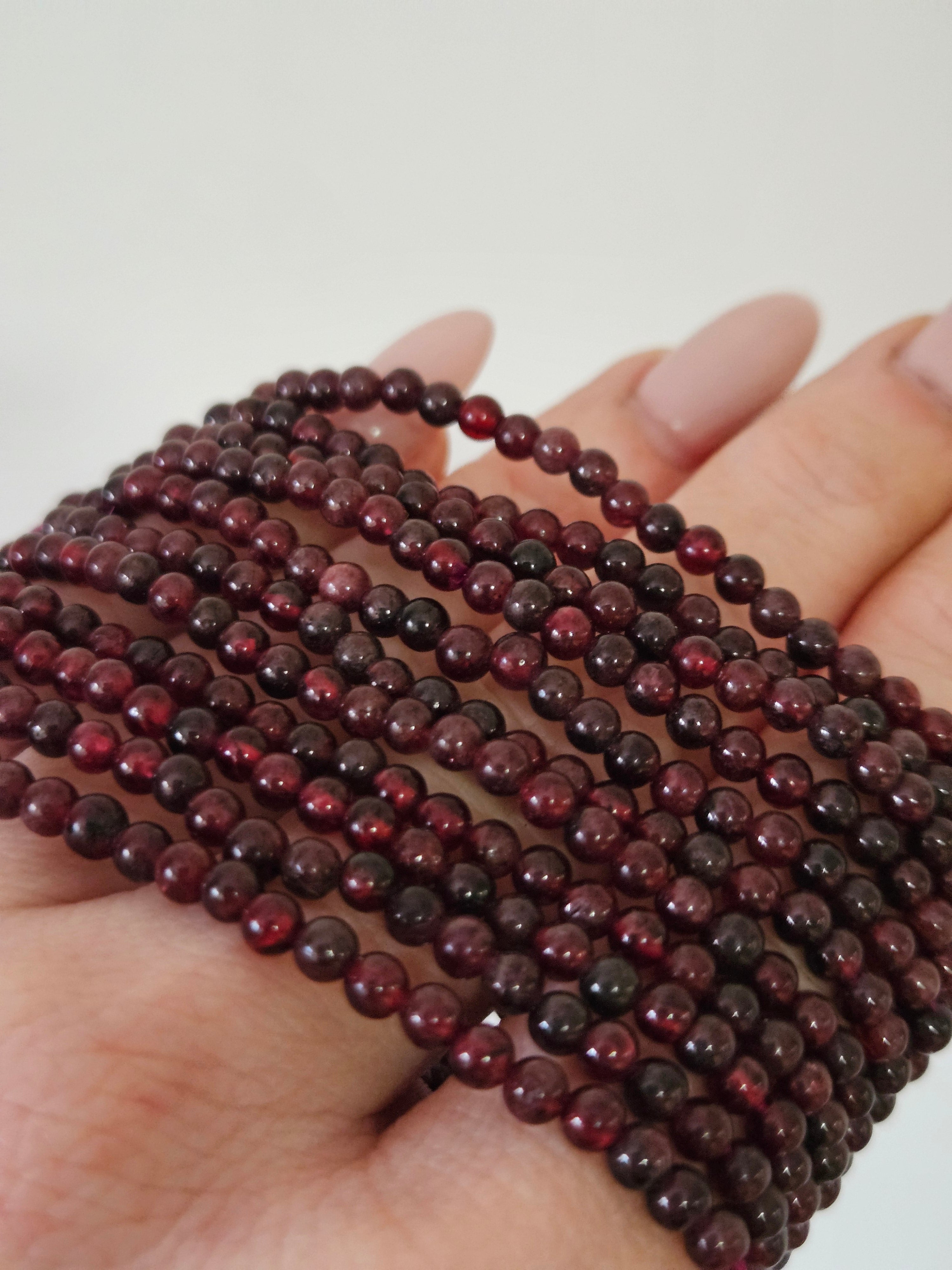 Garnet Bracelet | 4mm