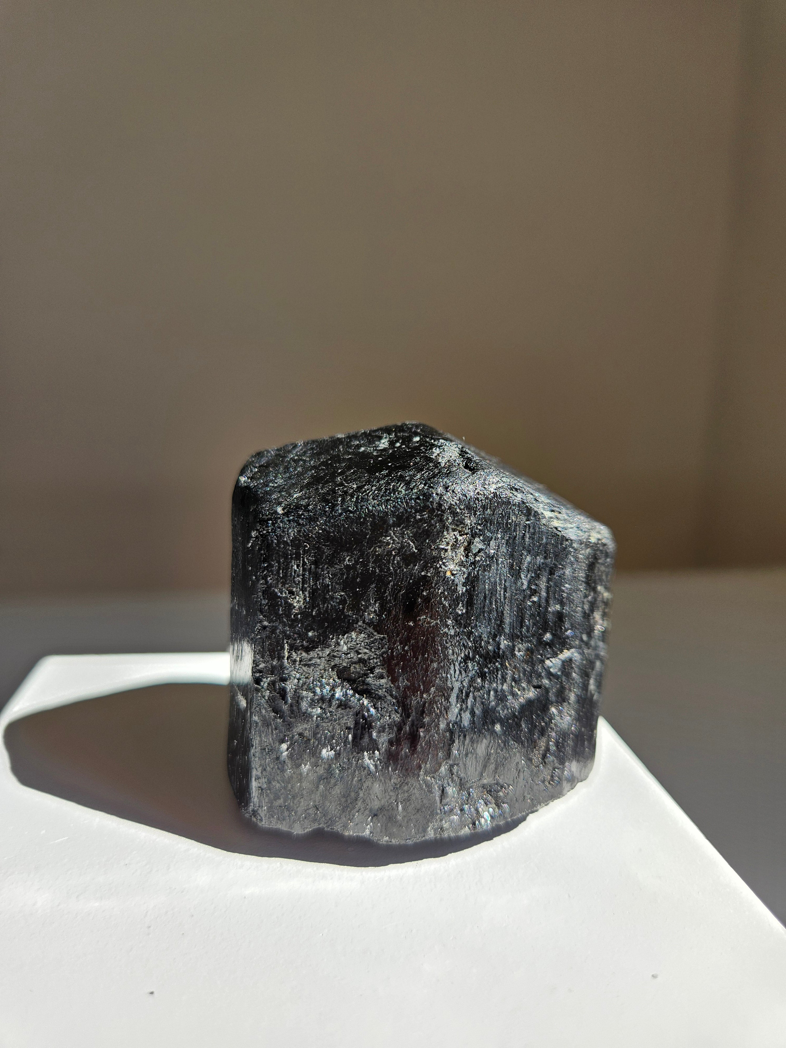 Semipolished Black Tourmaline 002