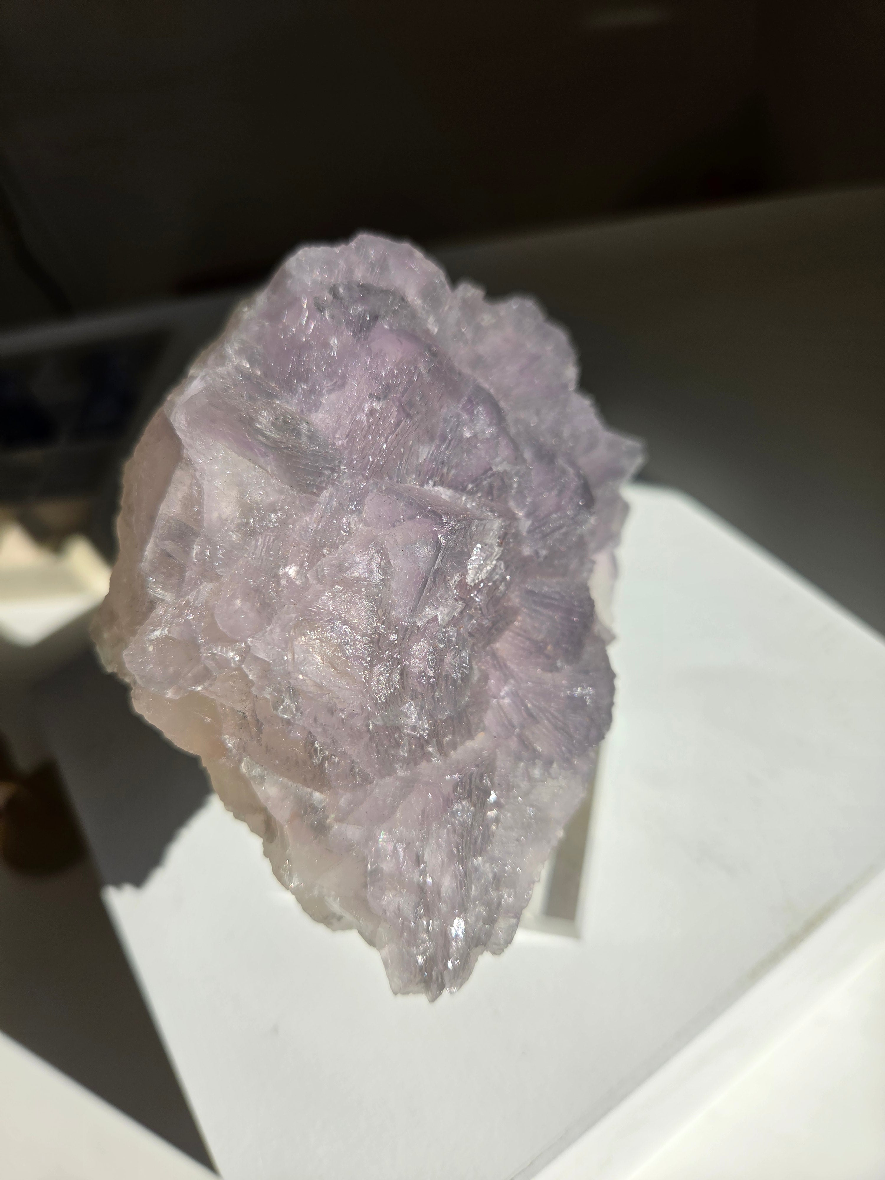 Raw Lavendar Fluorite 002