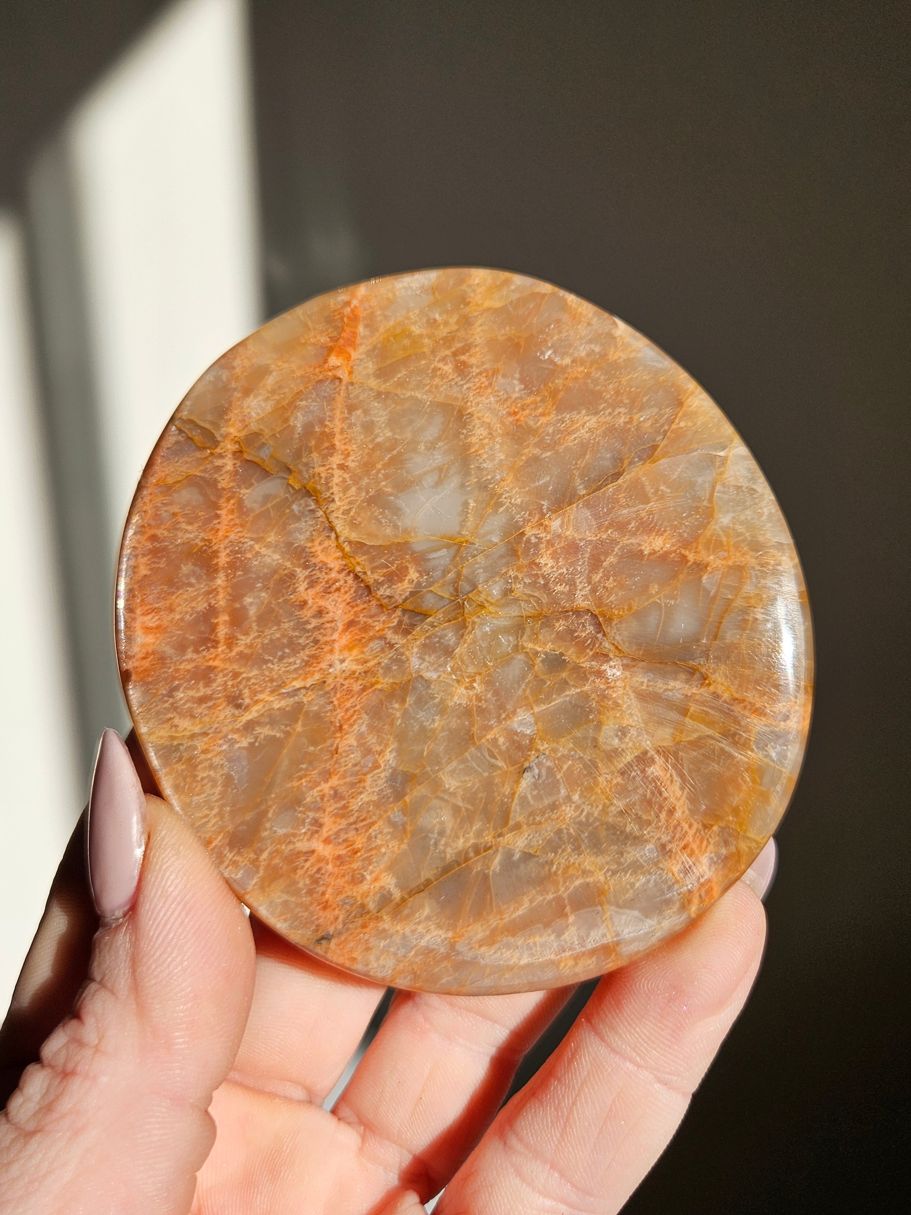 Peach Moonstone Slab 001
