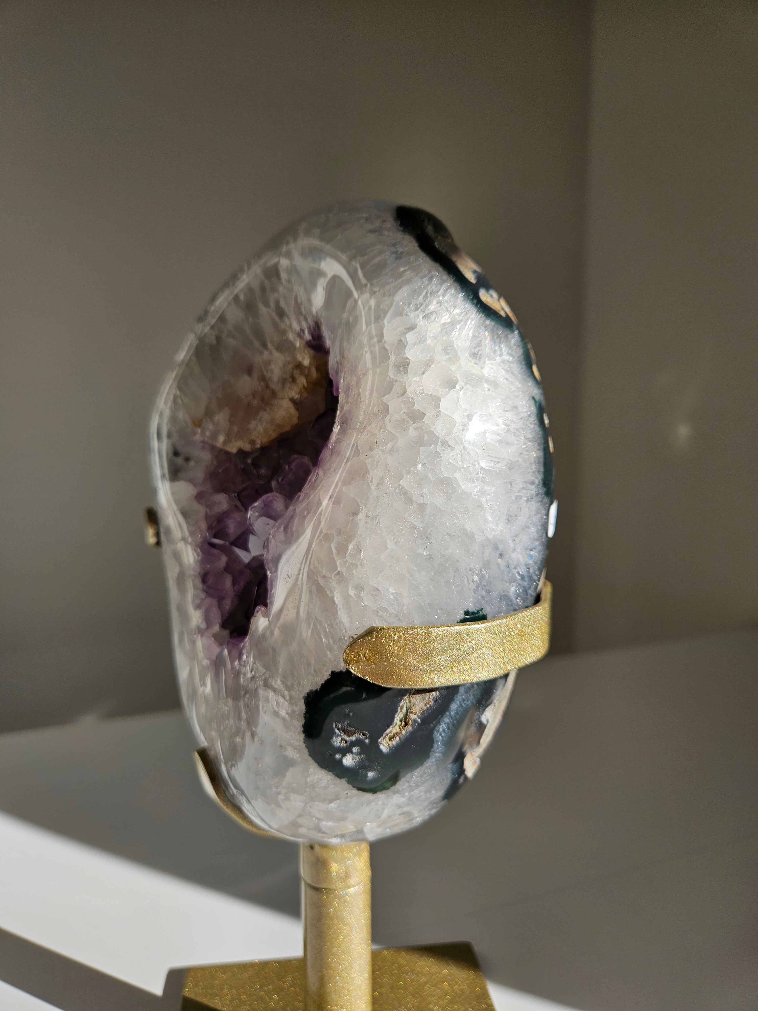Amethyst x Calcite Statement