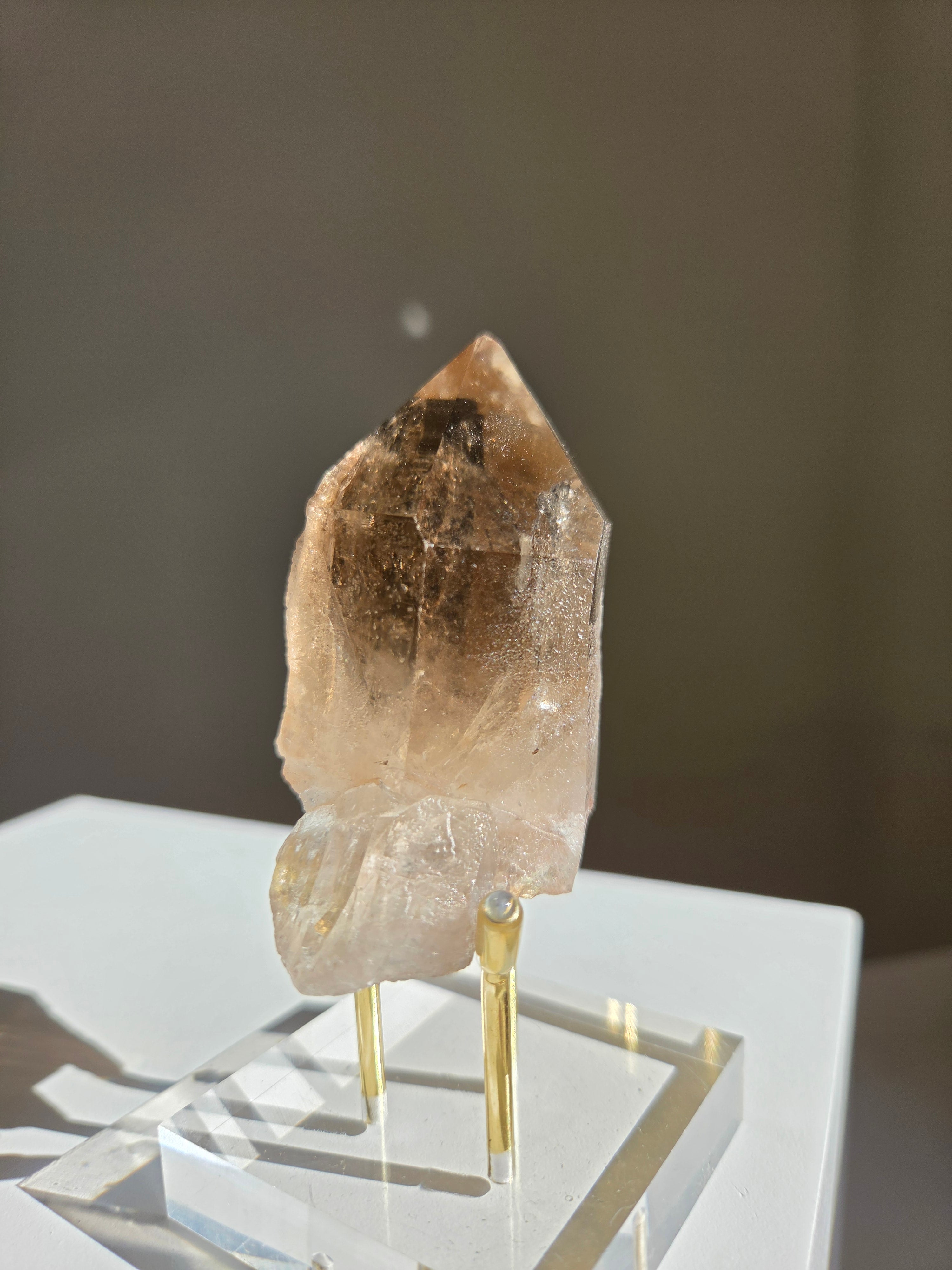 Smoky Quartz Cluster 002