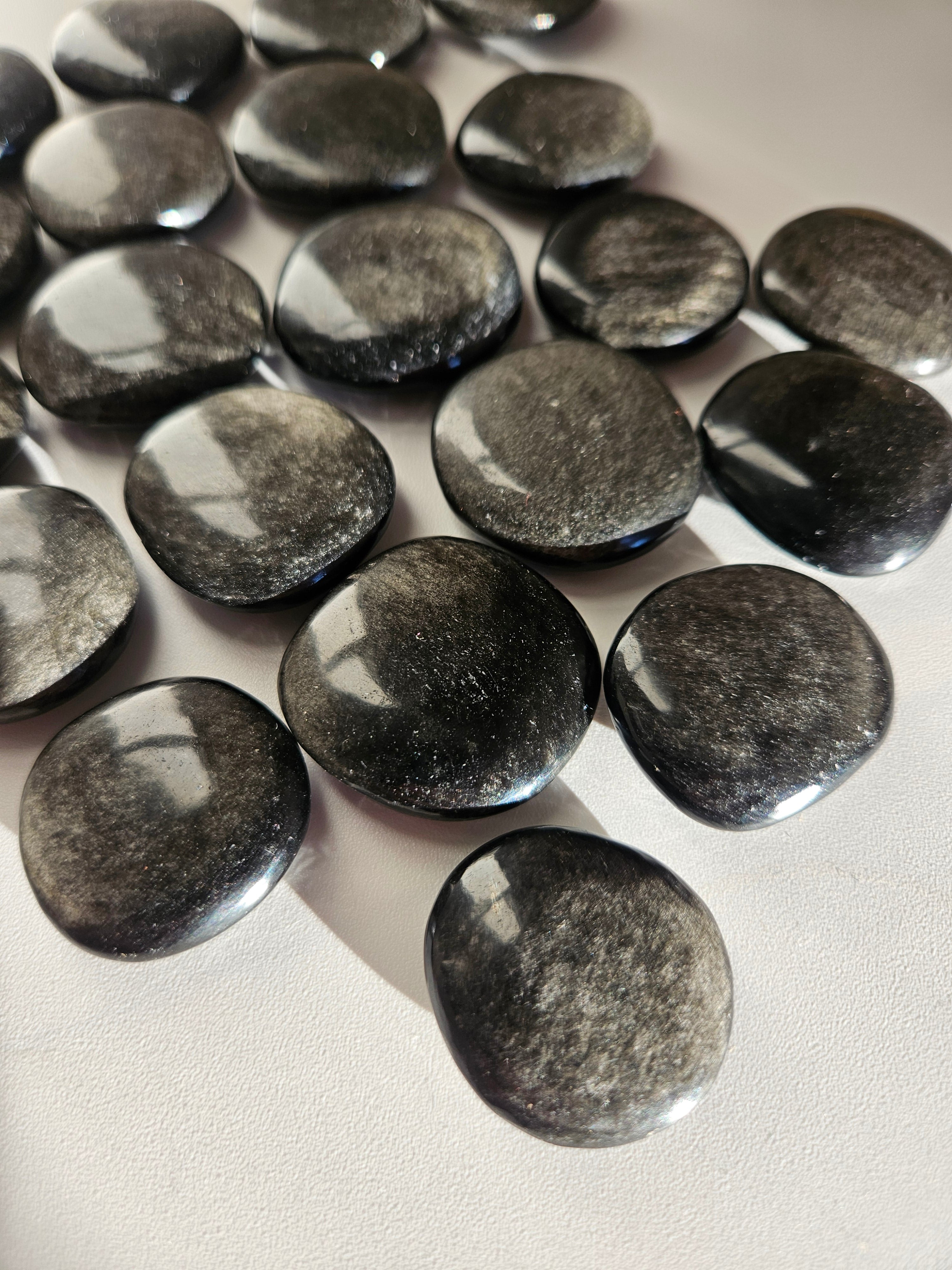 Silver Obsidian Mini Flat