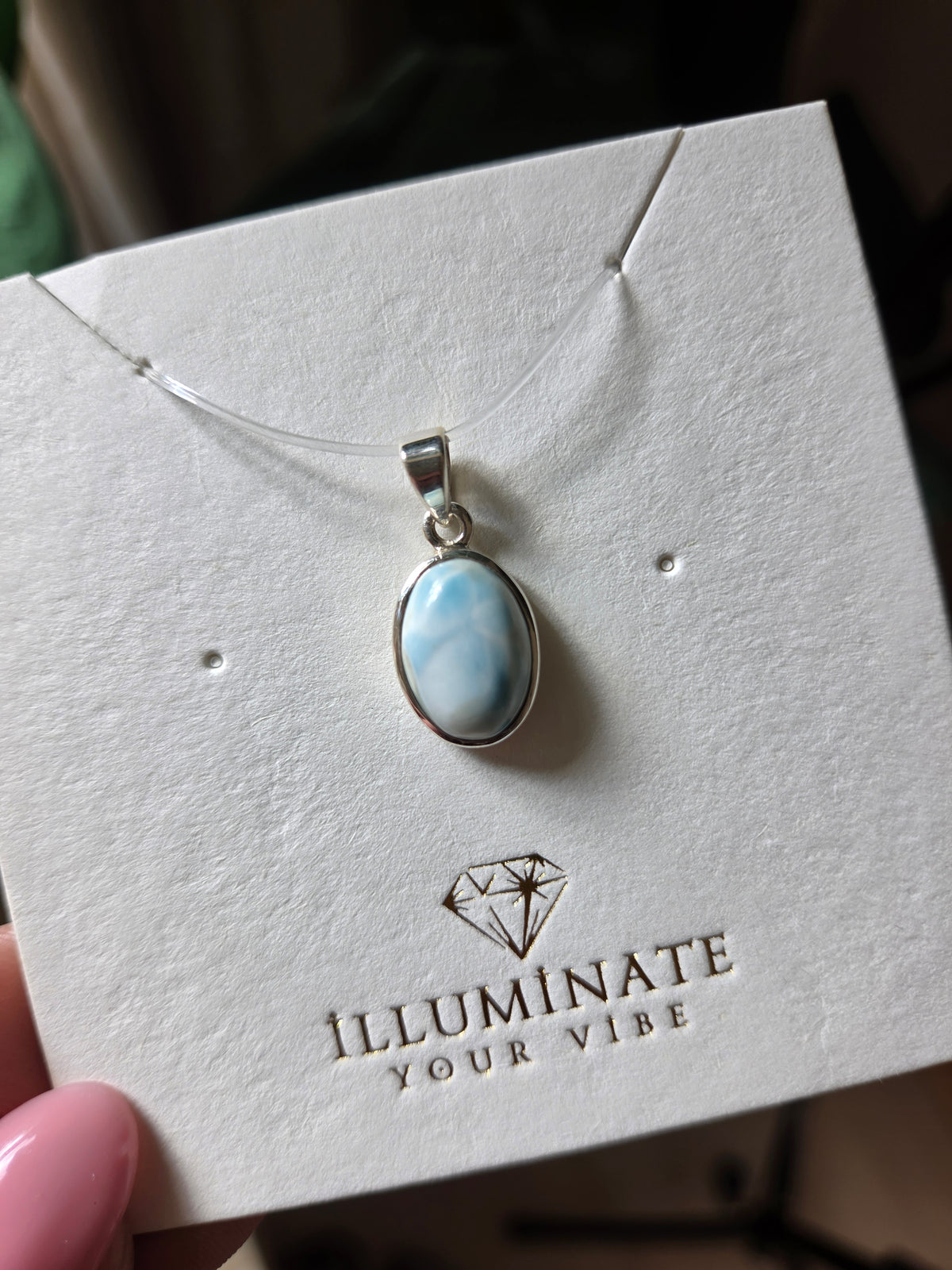 Larimar Pendant 001