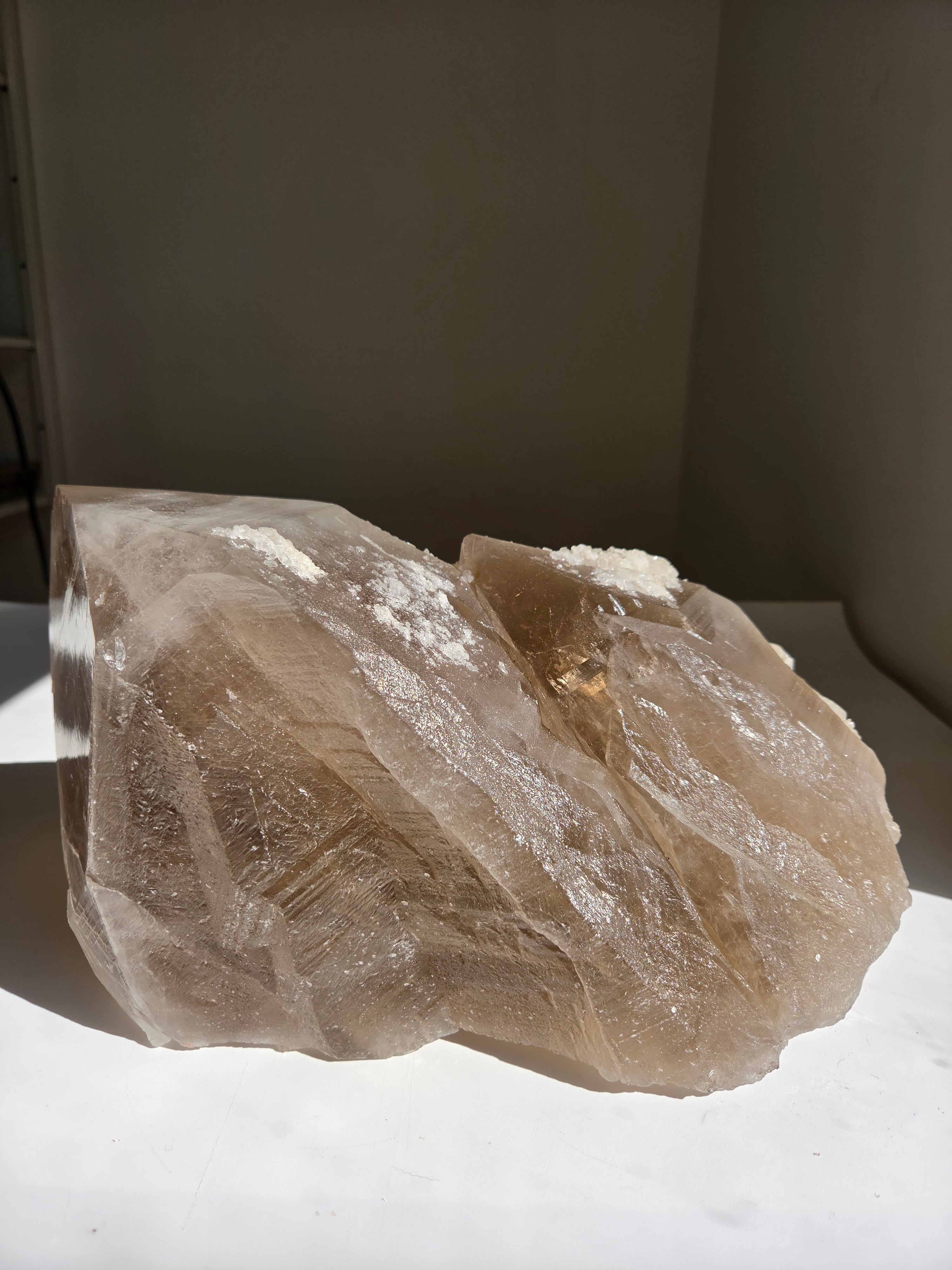 Raw Smoky Quartz Statement