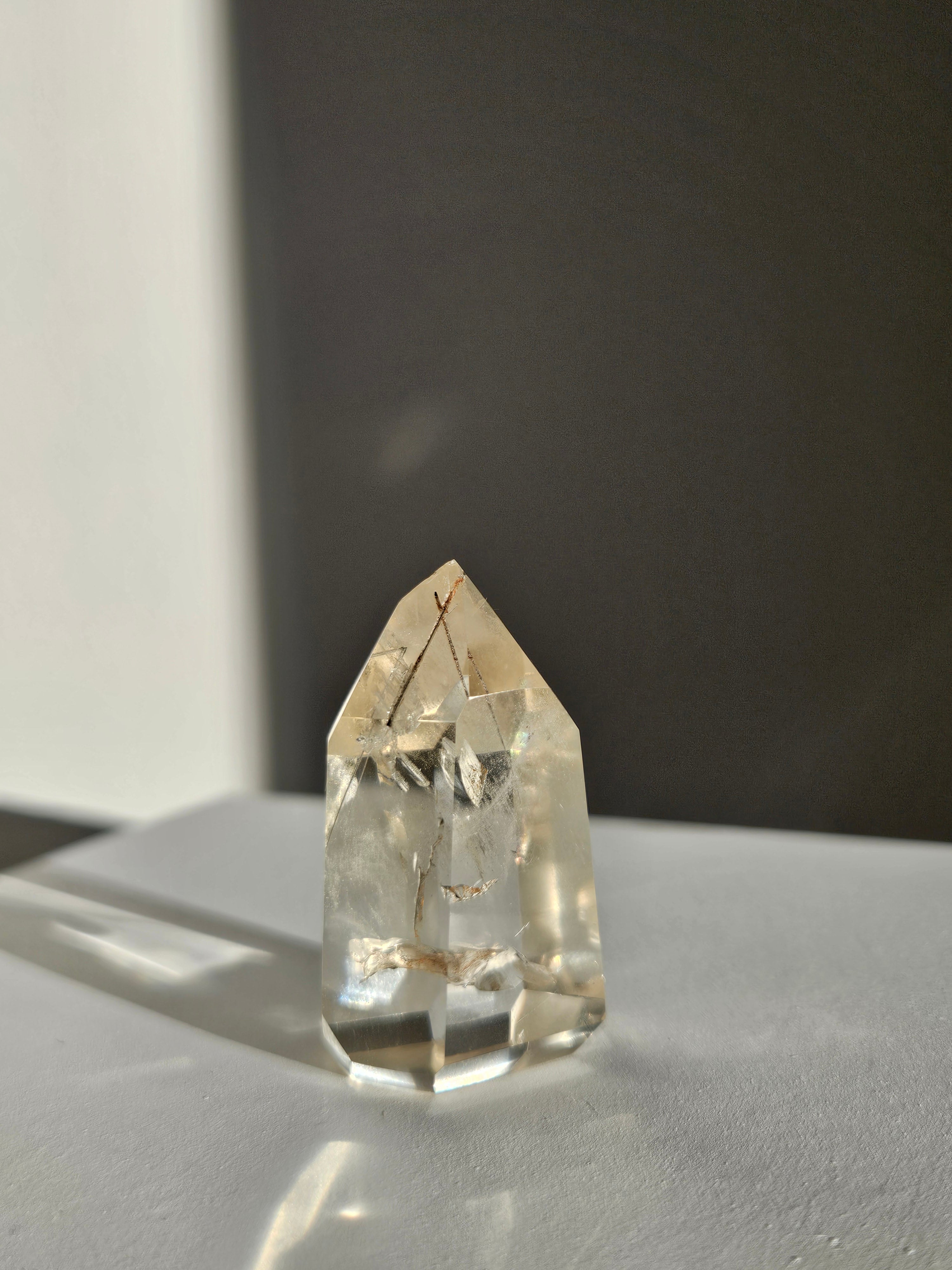 Citrine x Rutile Tower 011