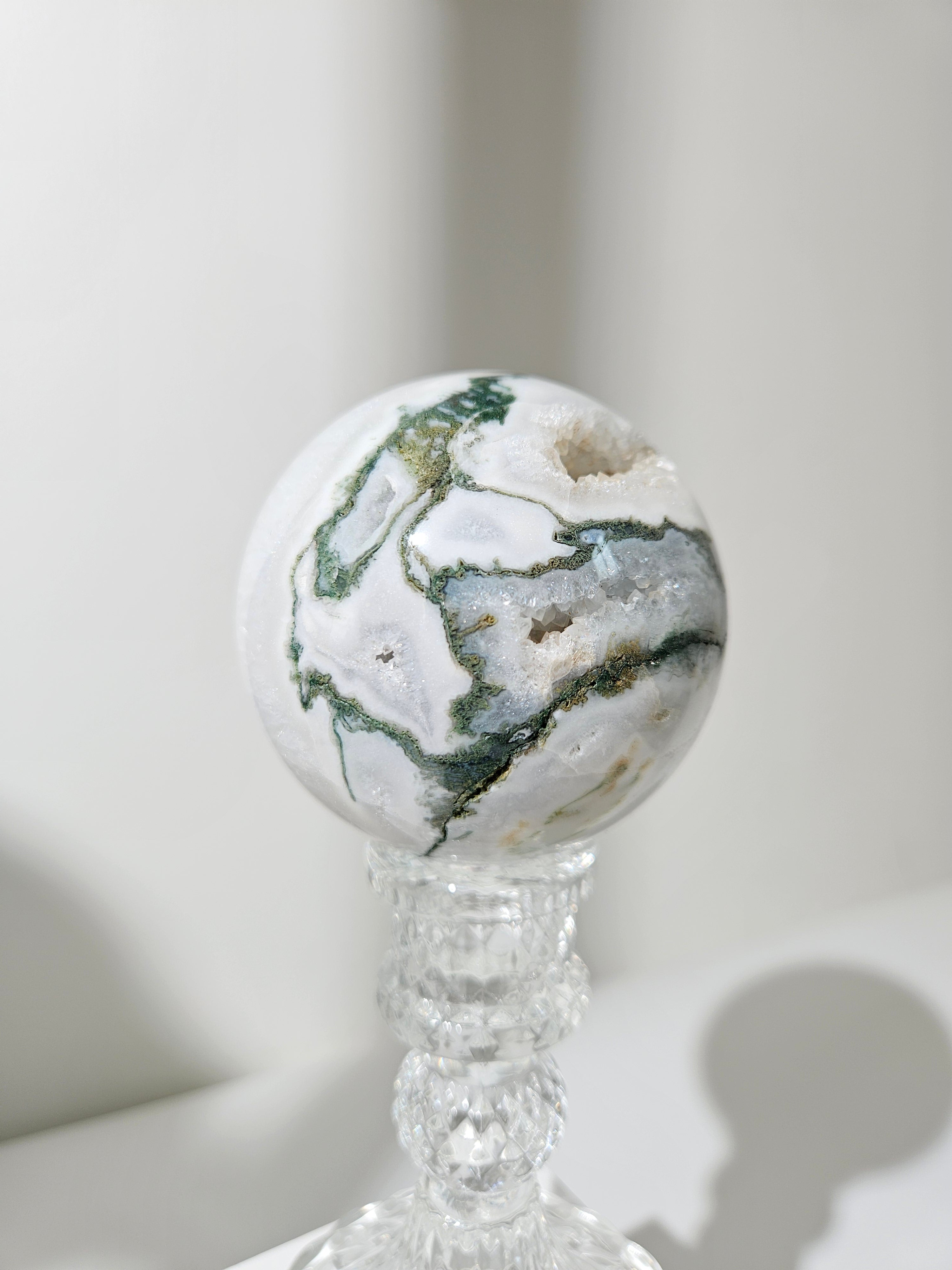 Moss Agate Sphere 004