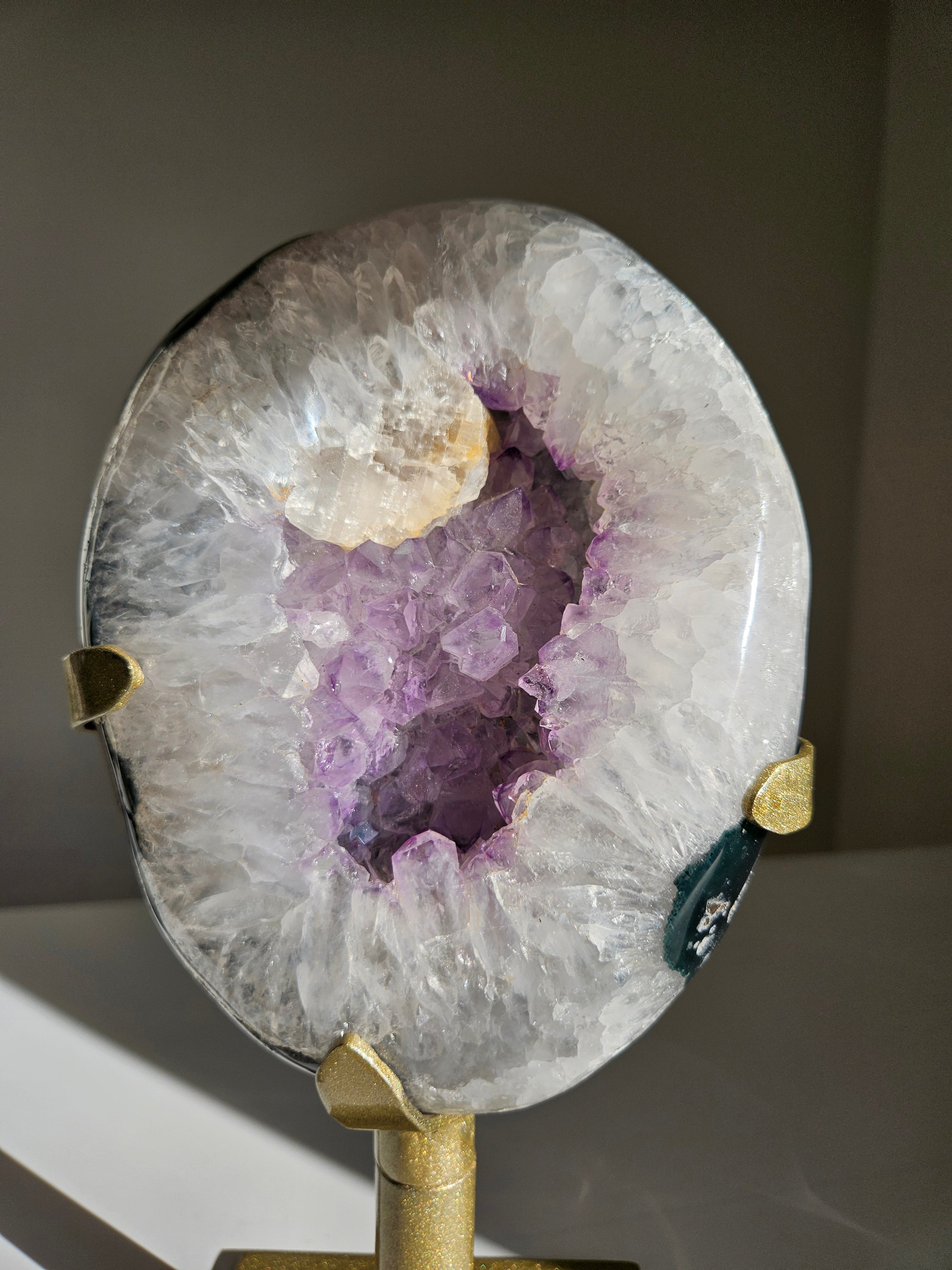 Amethyst x Calcite Statement