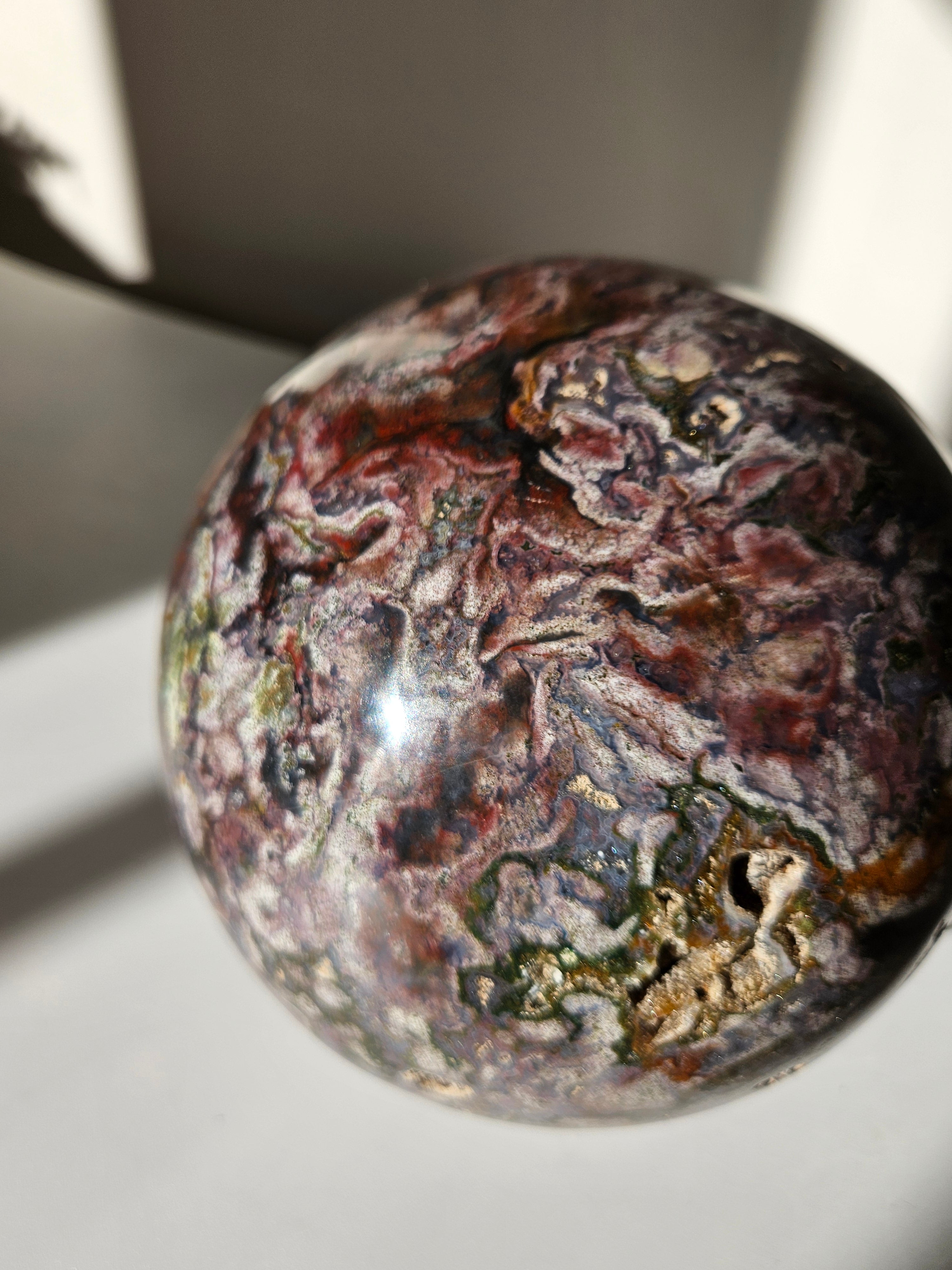 Sea Jasper Statement Sphere