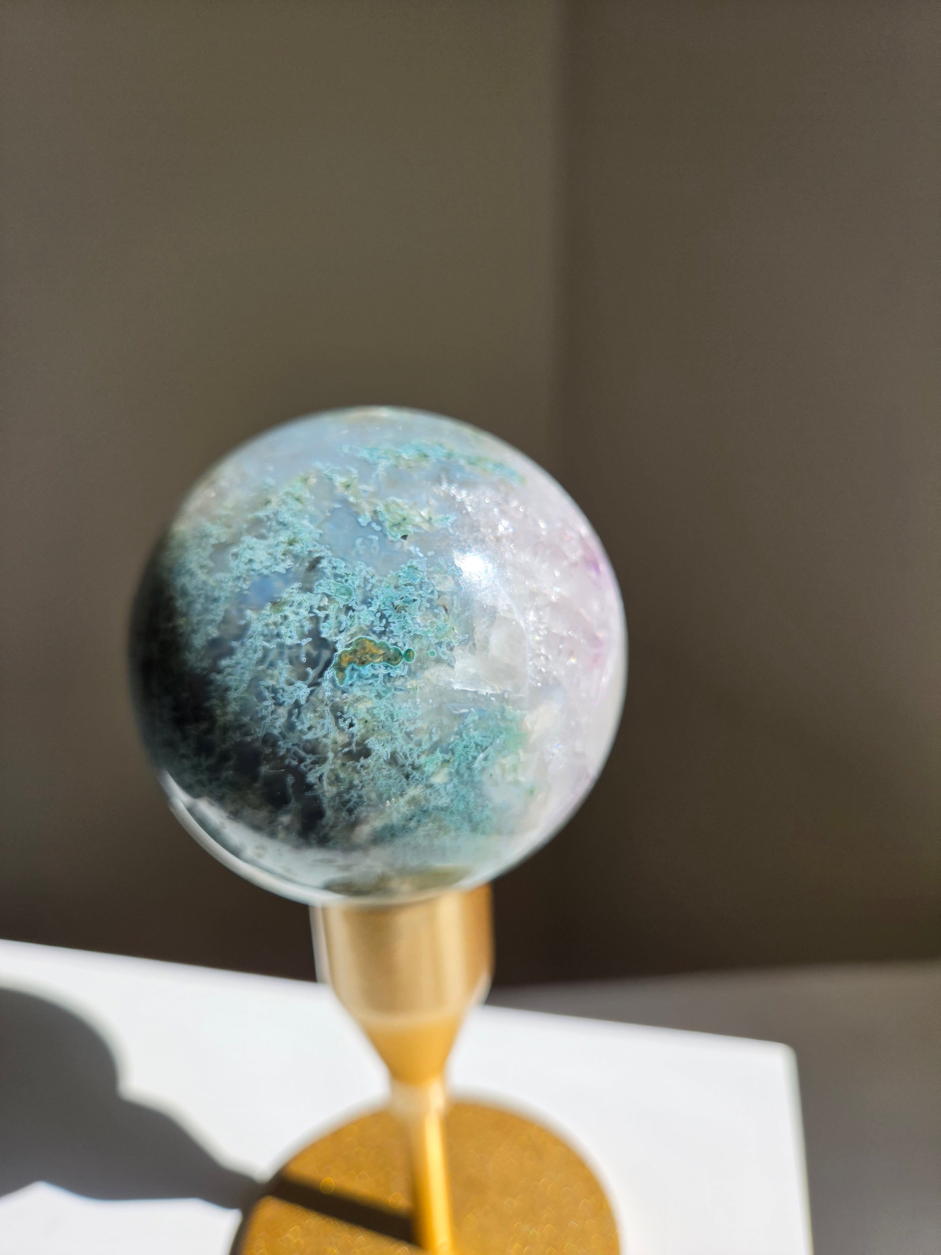 Moss Agate Sphere 001