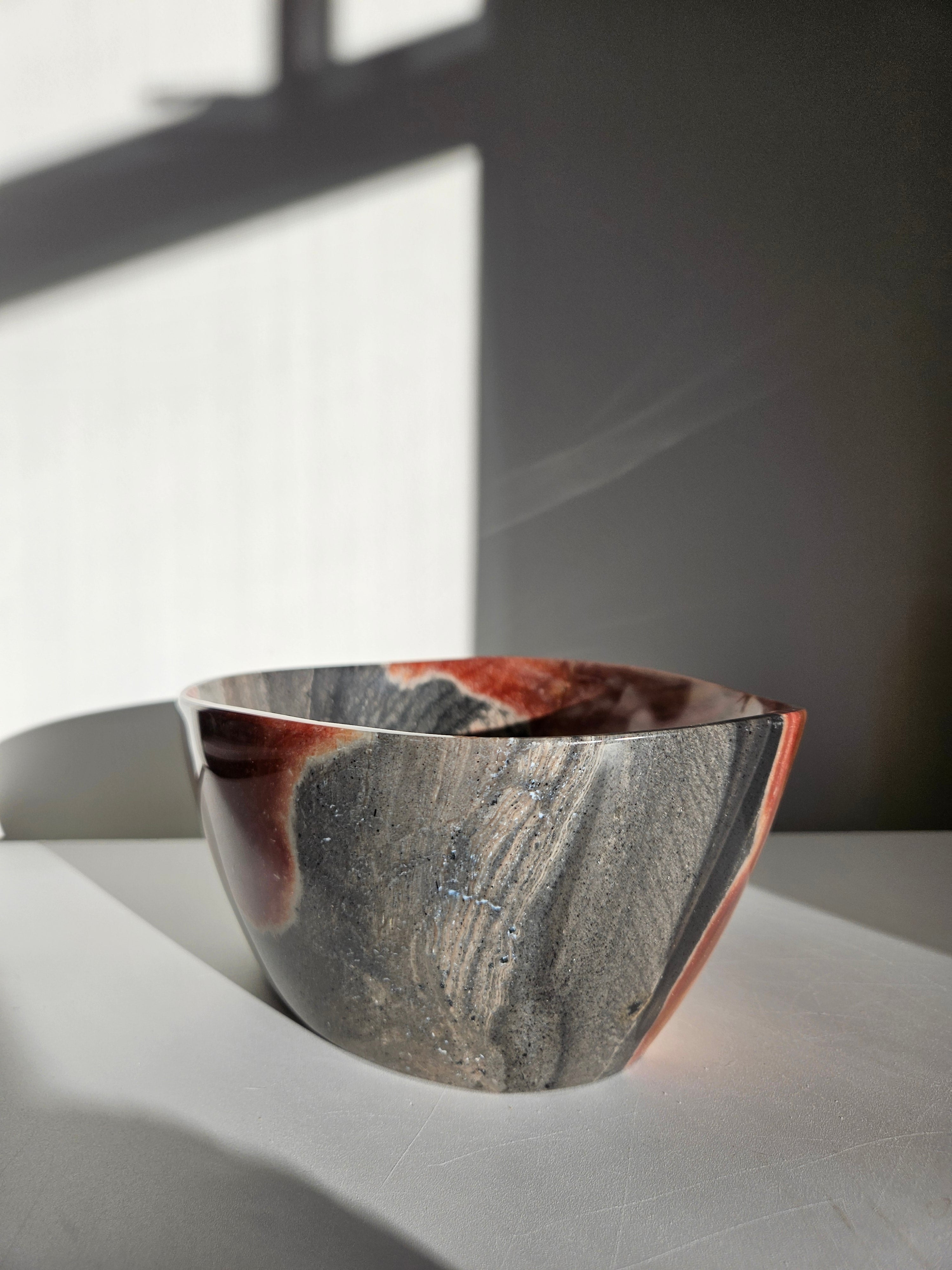 Polychrome Jasper Bowl 006