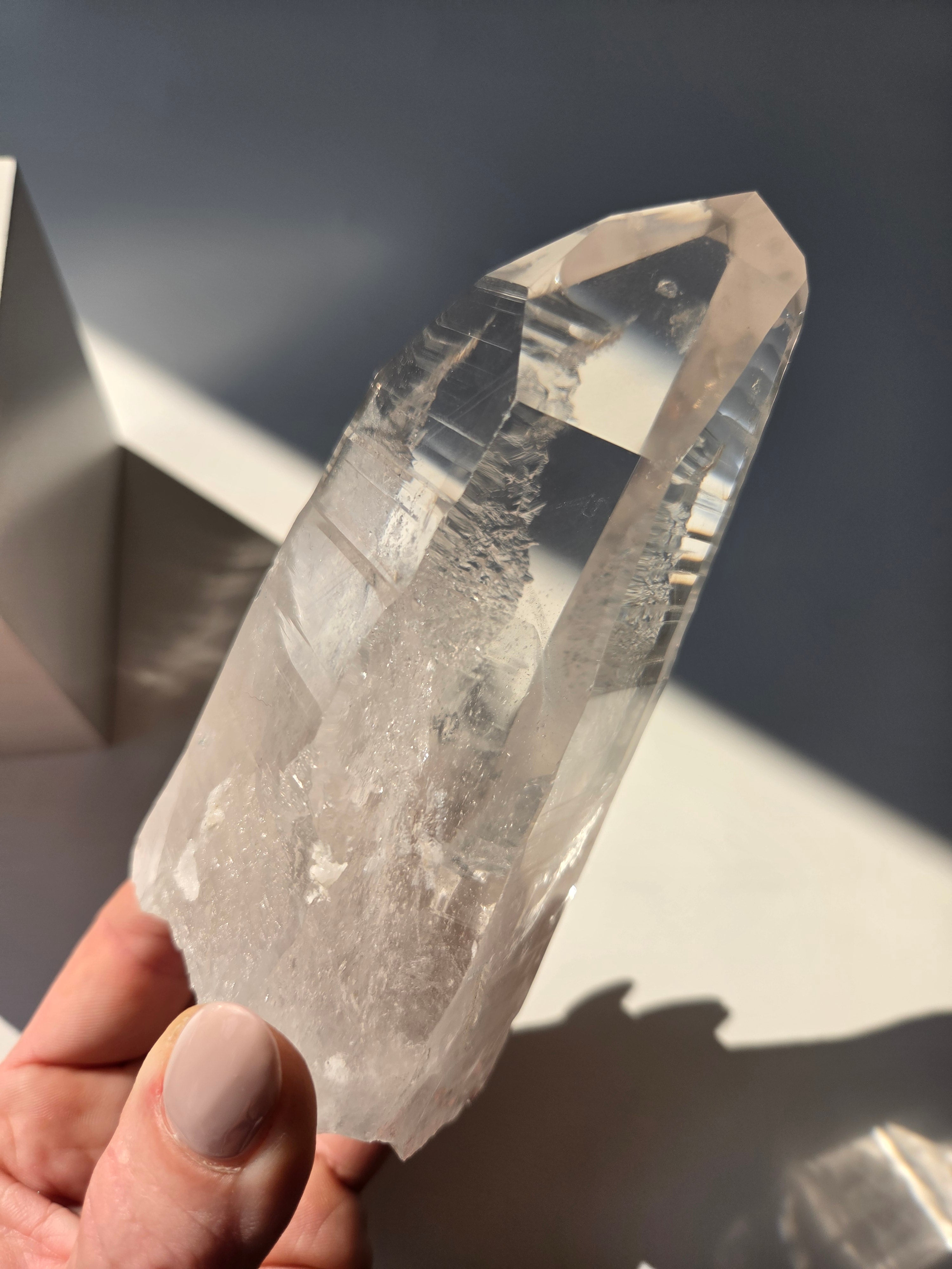 Semipolished Lemurian Quartz 001