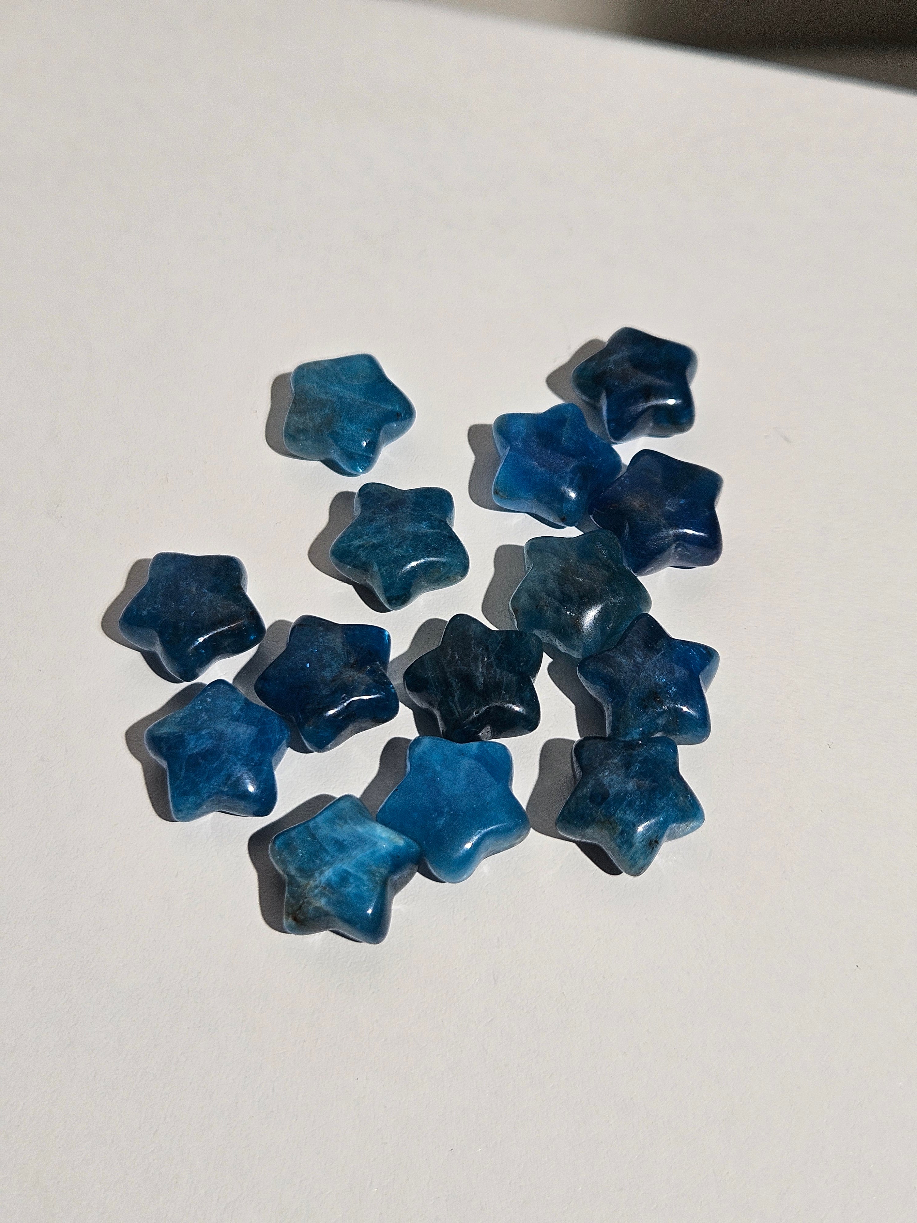 Blue Apatite Mini Star