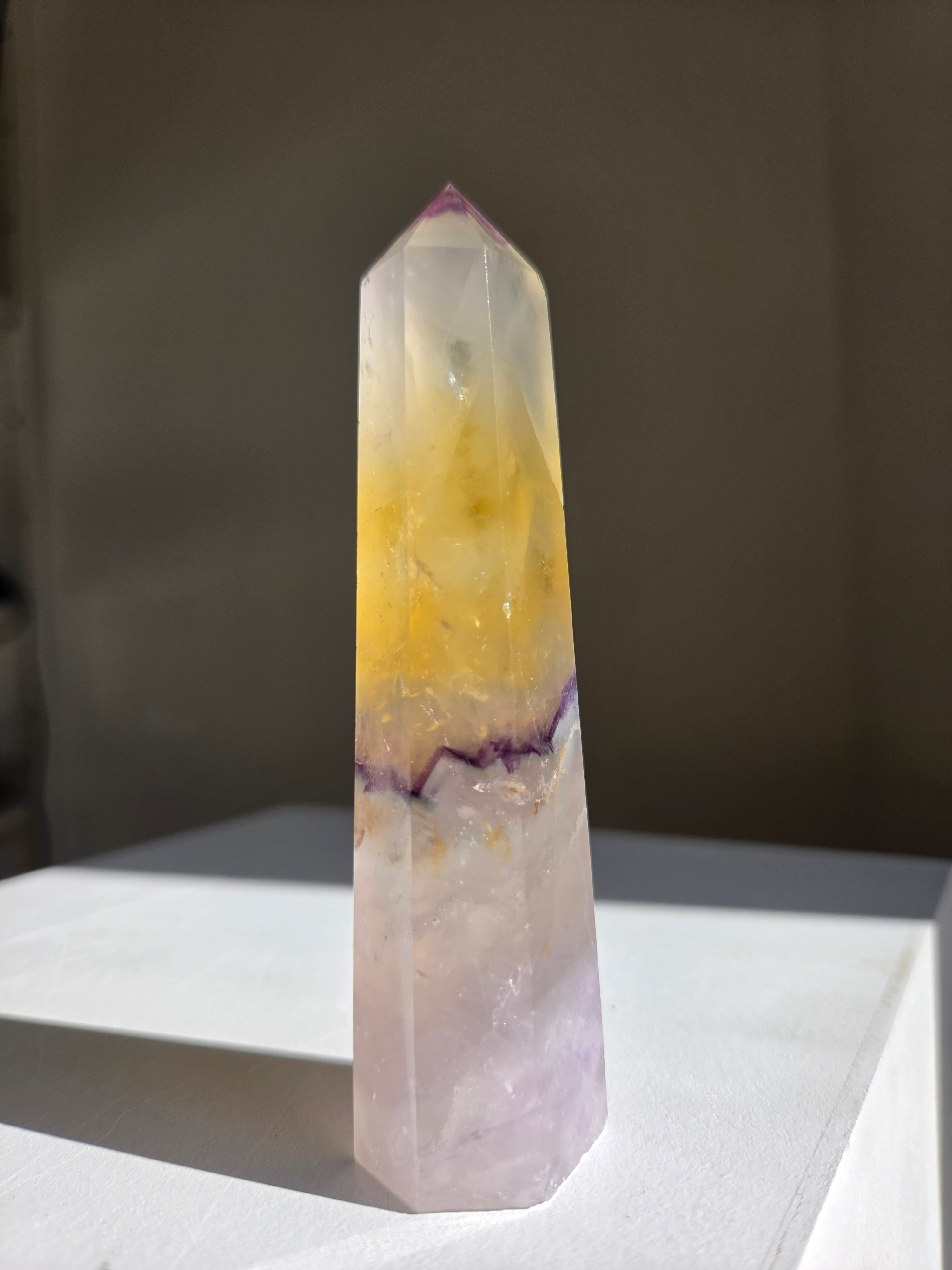Yellow Fluorite Tower 002