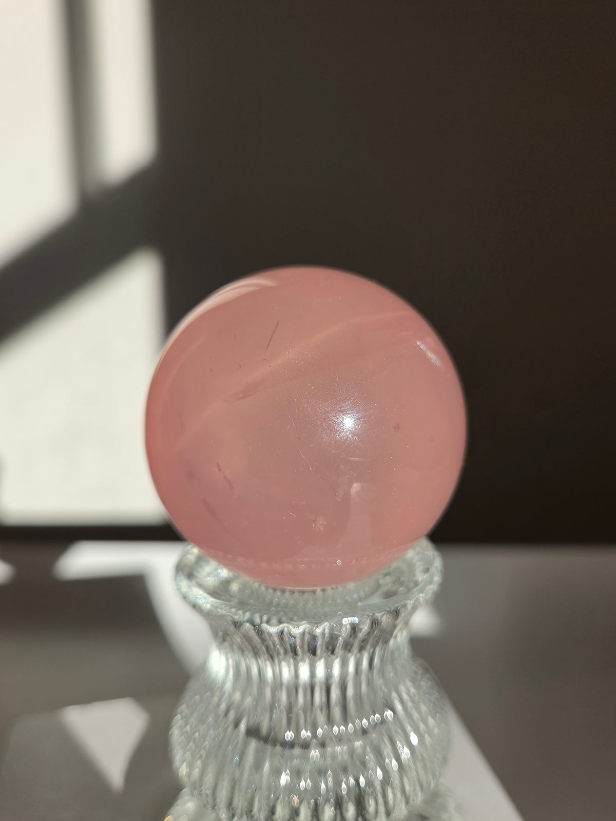 Rose Quartz Sphere 027