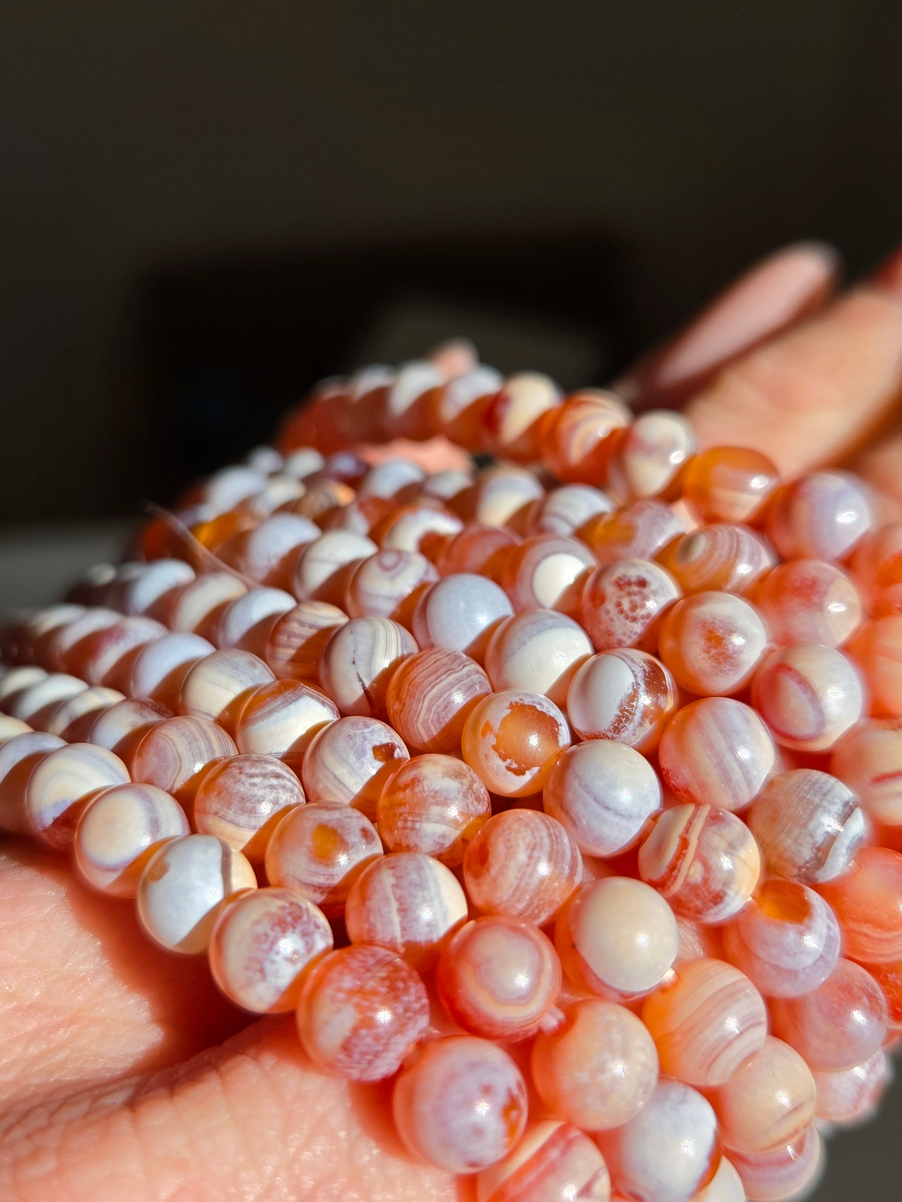 Water Activated Agate bracelet | 6mm