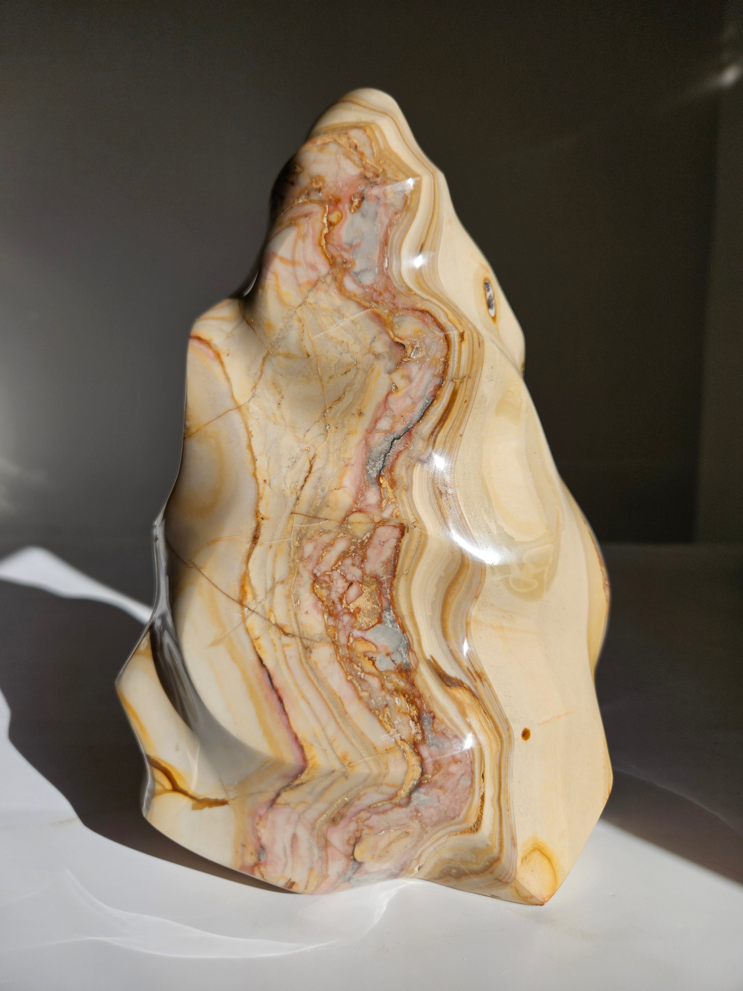 Polychrome Jasper Statement Flame