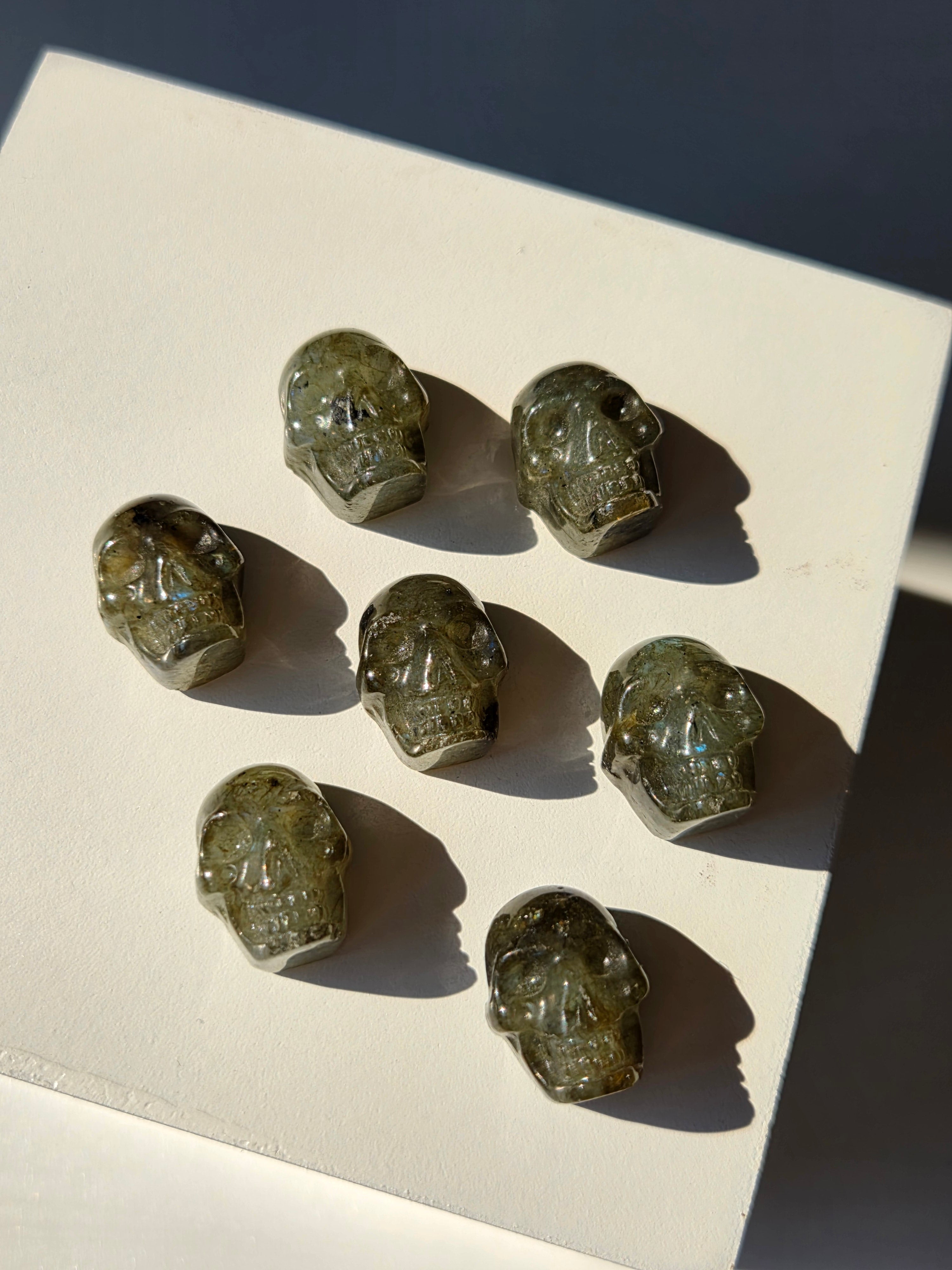 Labradorite Mini Skull