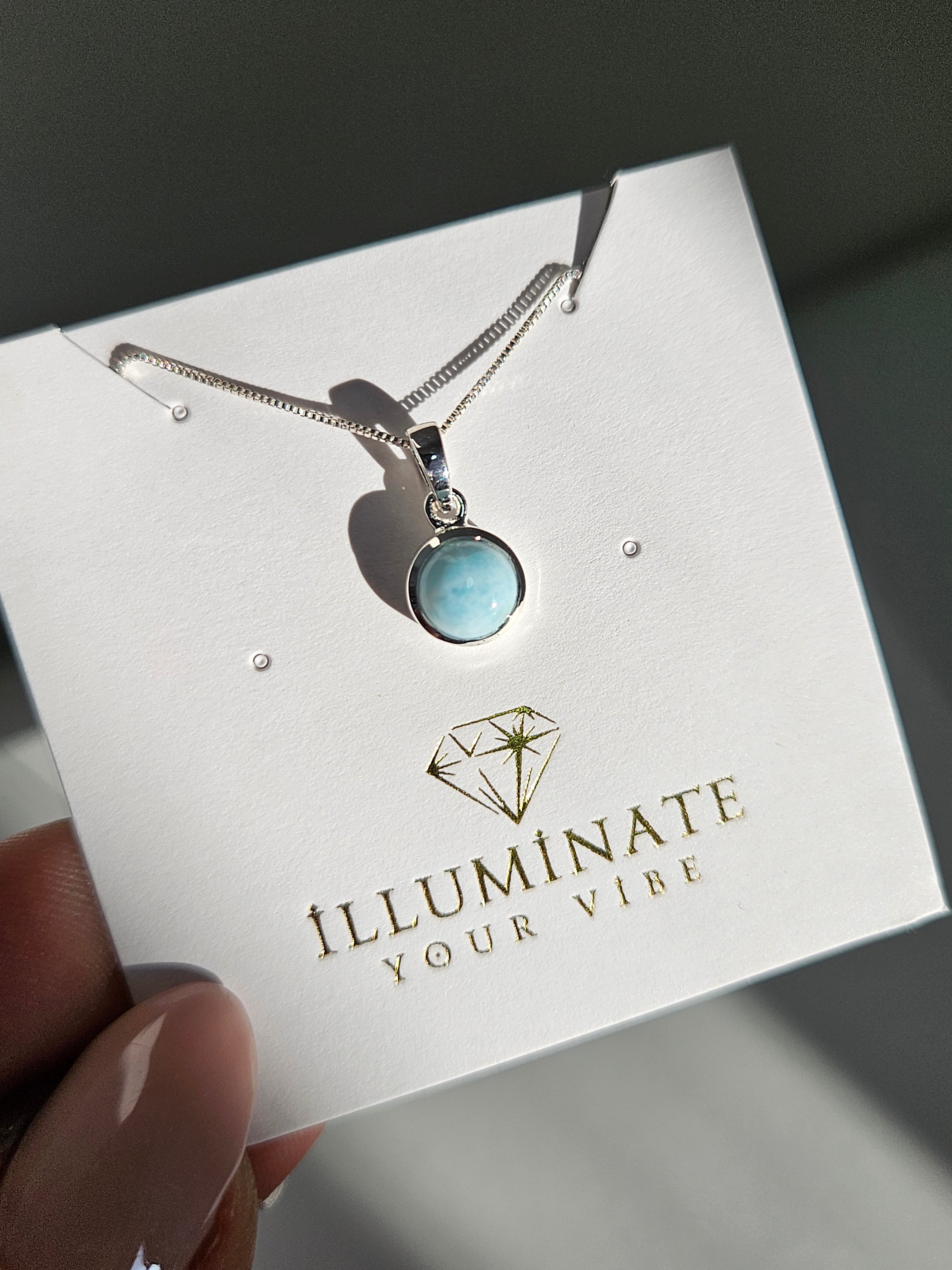 Larimar Necklace 001