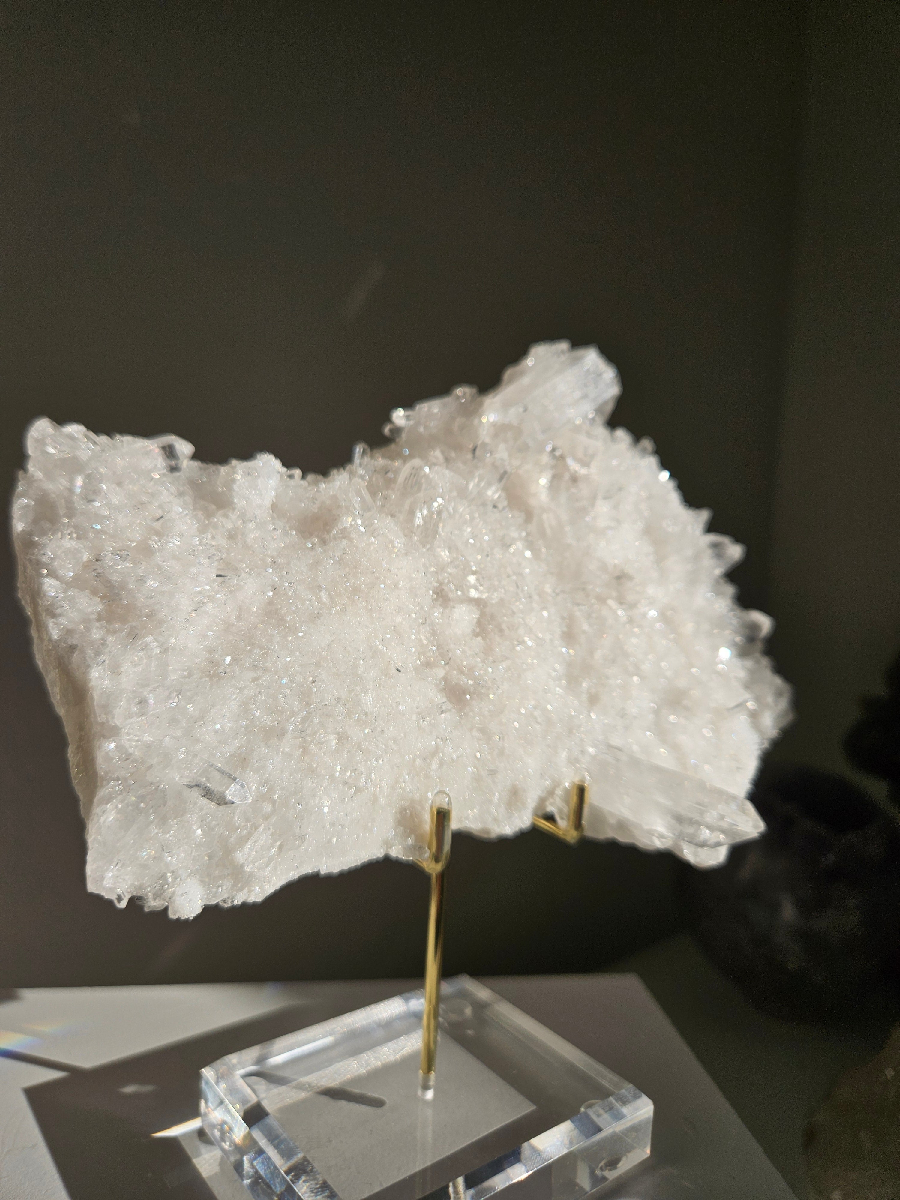 Sparkly Quartz Cluster 012
