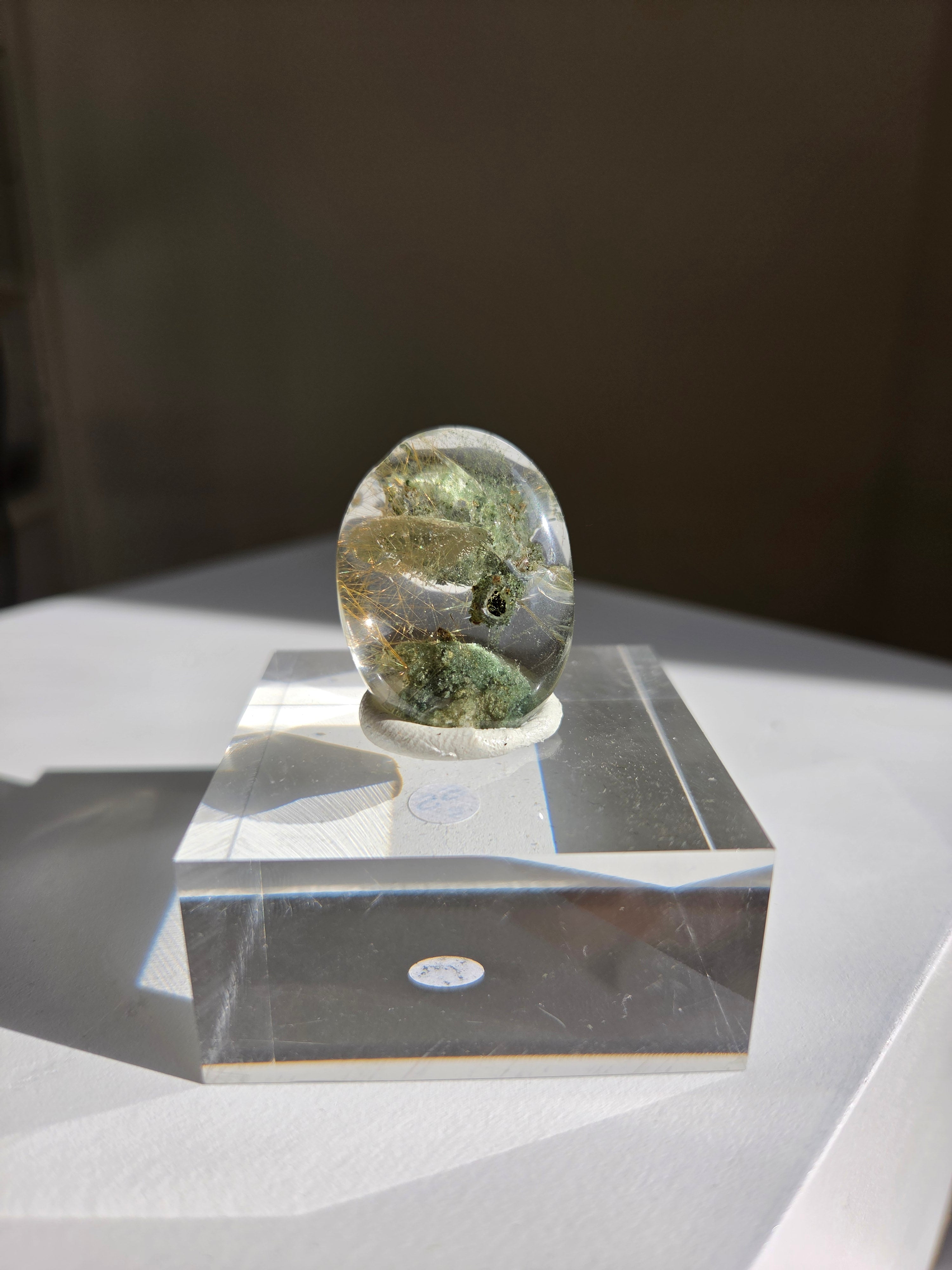 Himalayan Rutile Cabochon 014
