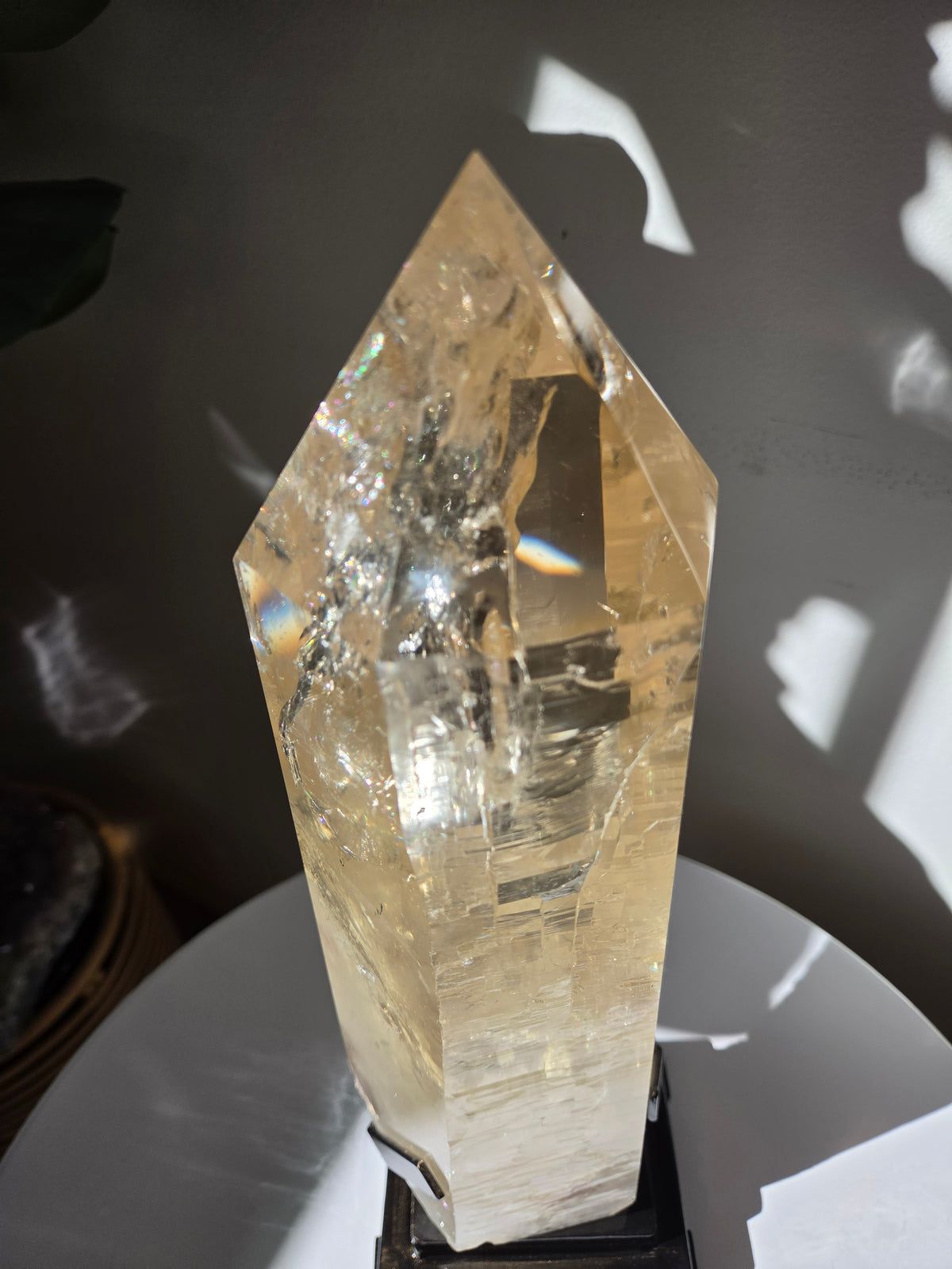 Semipolished Citrine Lemurian Statement