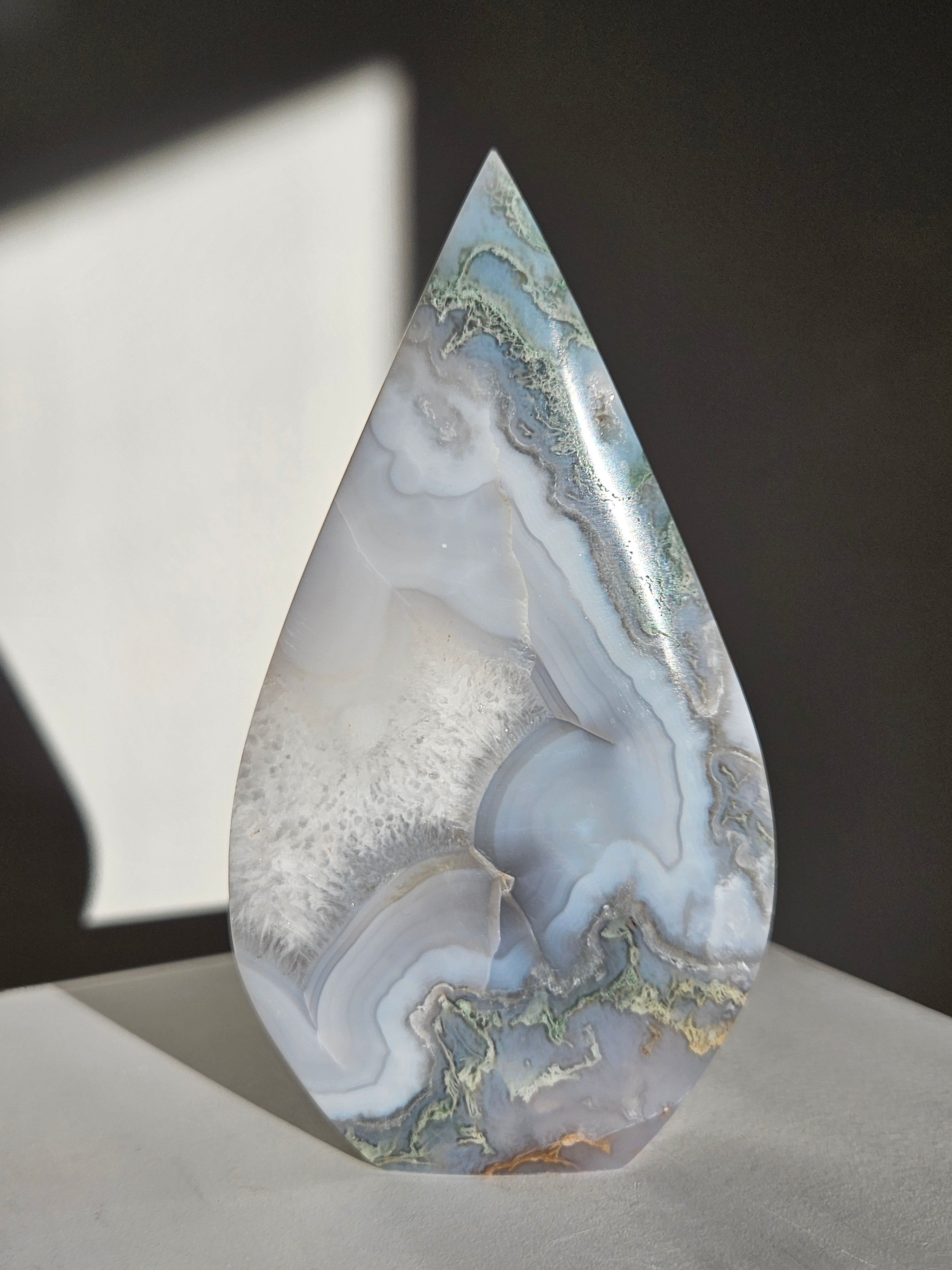 Moss Agate Flame 005