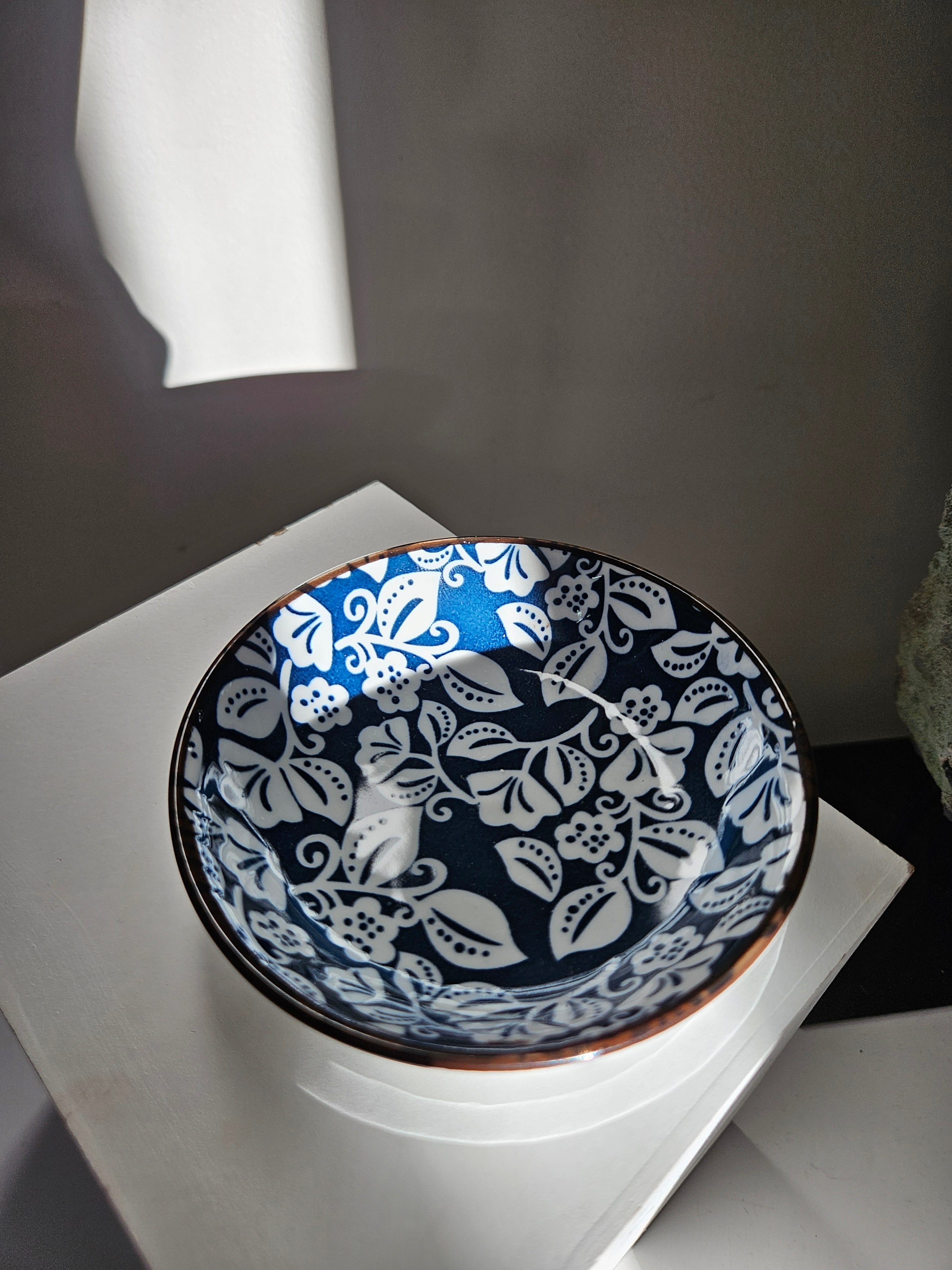 Blue Flower Dish
