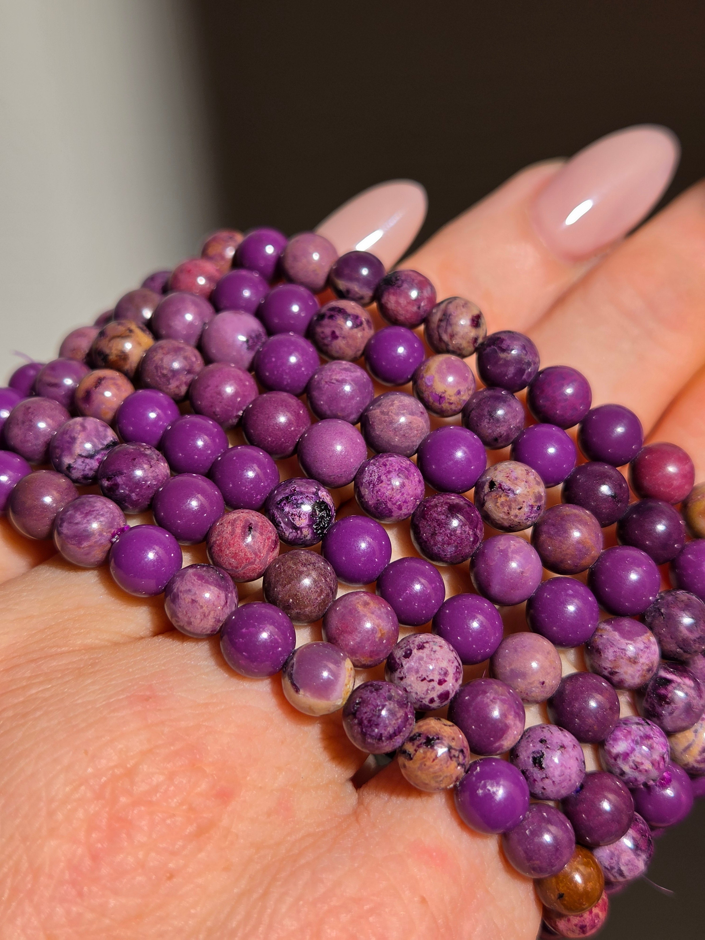 Phosphosiderite Bracelet | 6mm