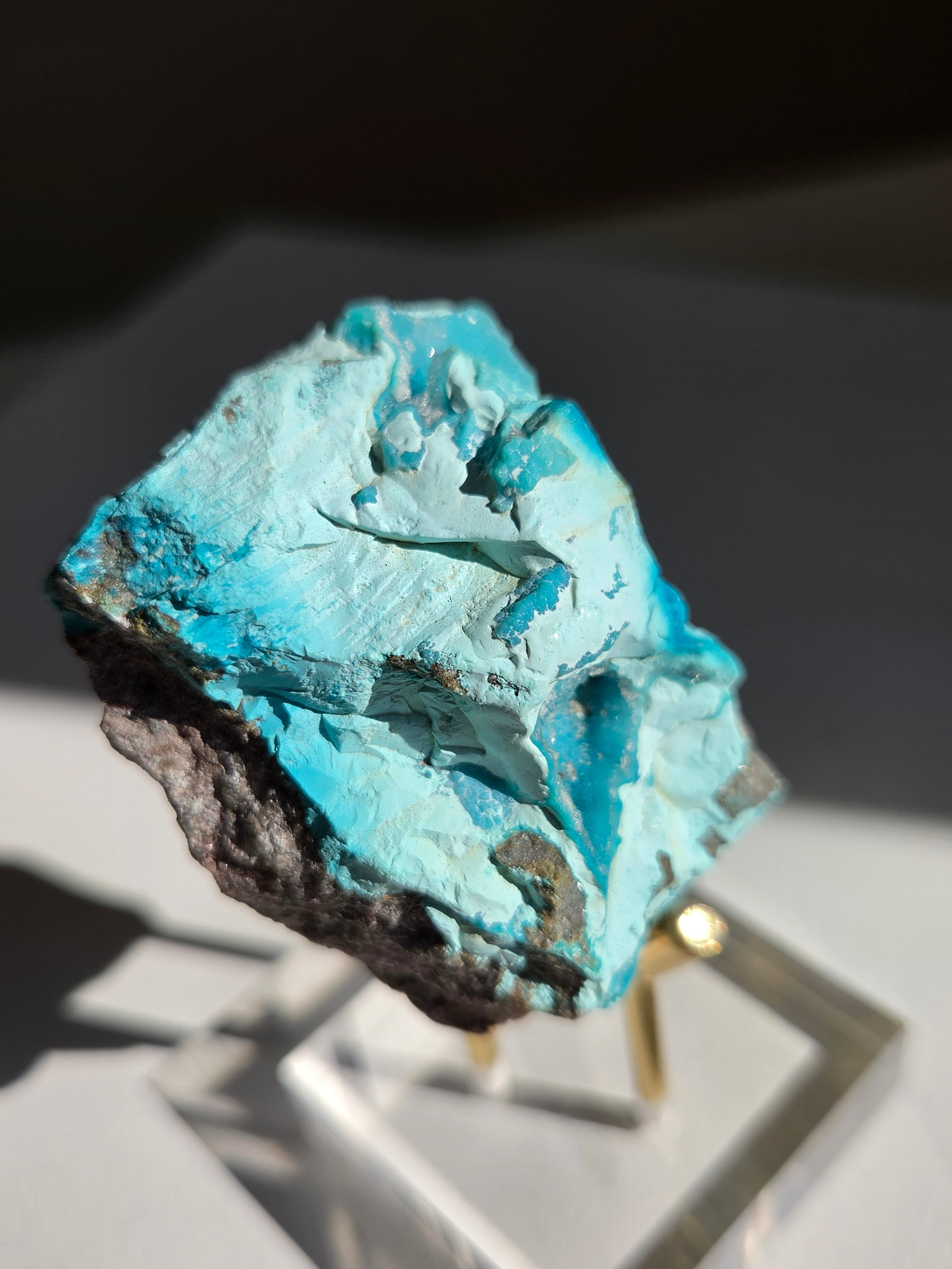 Raw Druzy Chrysocolla 002